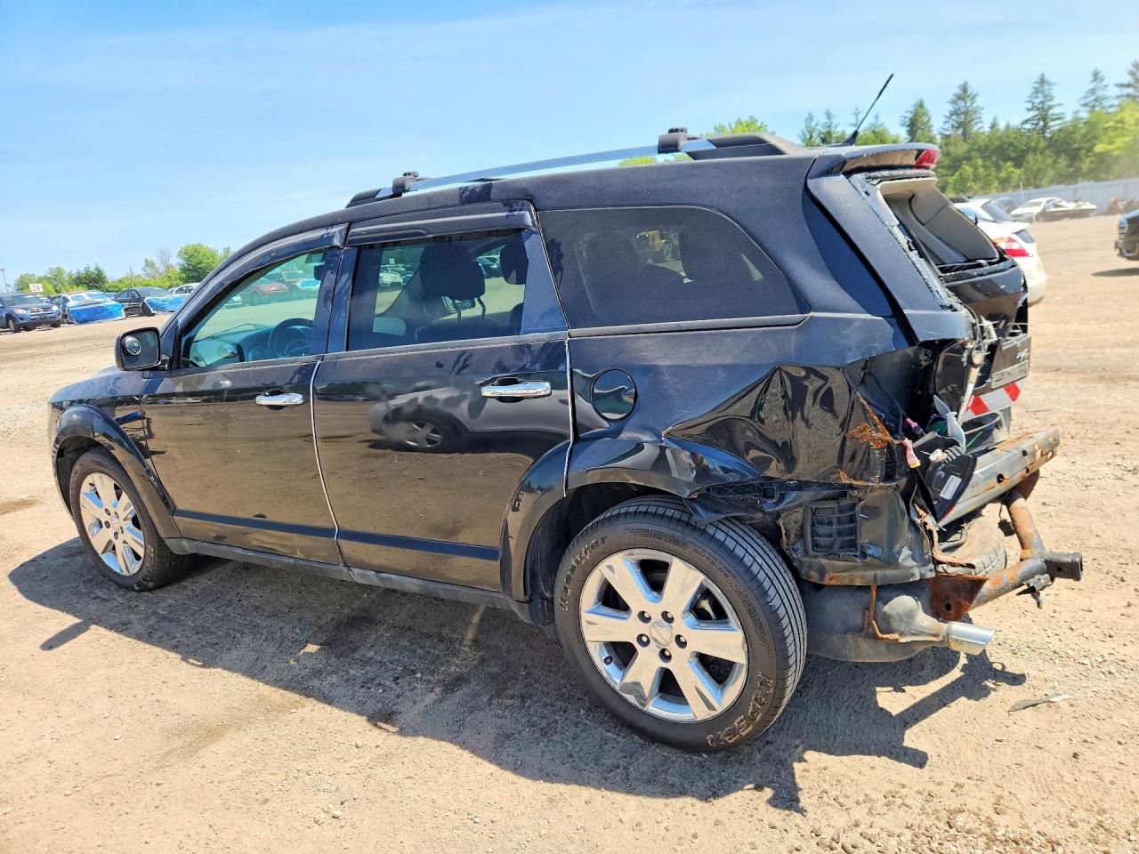 2012 Dodge Journey R Black vin: 3C4PDDFG0CT151765