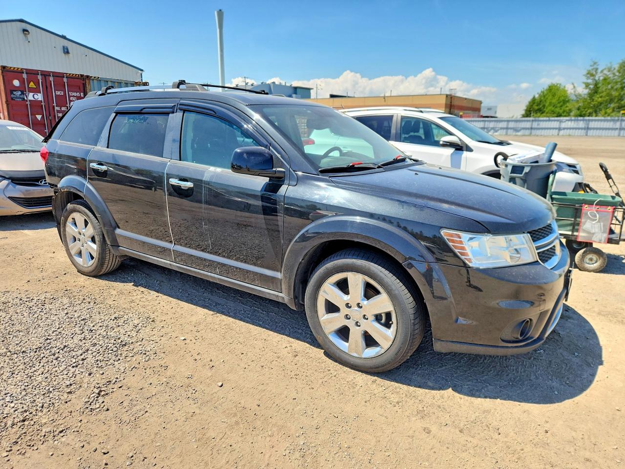 2012 Dodge Journey R Black vin: 3C4PDDFG0CT151765