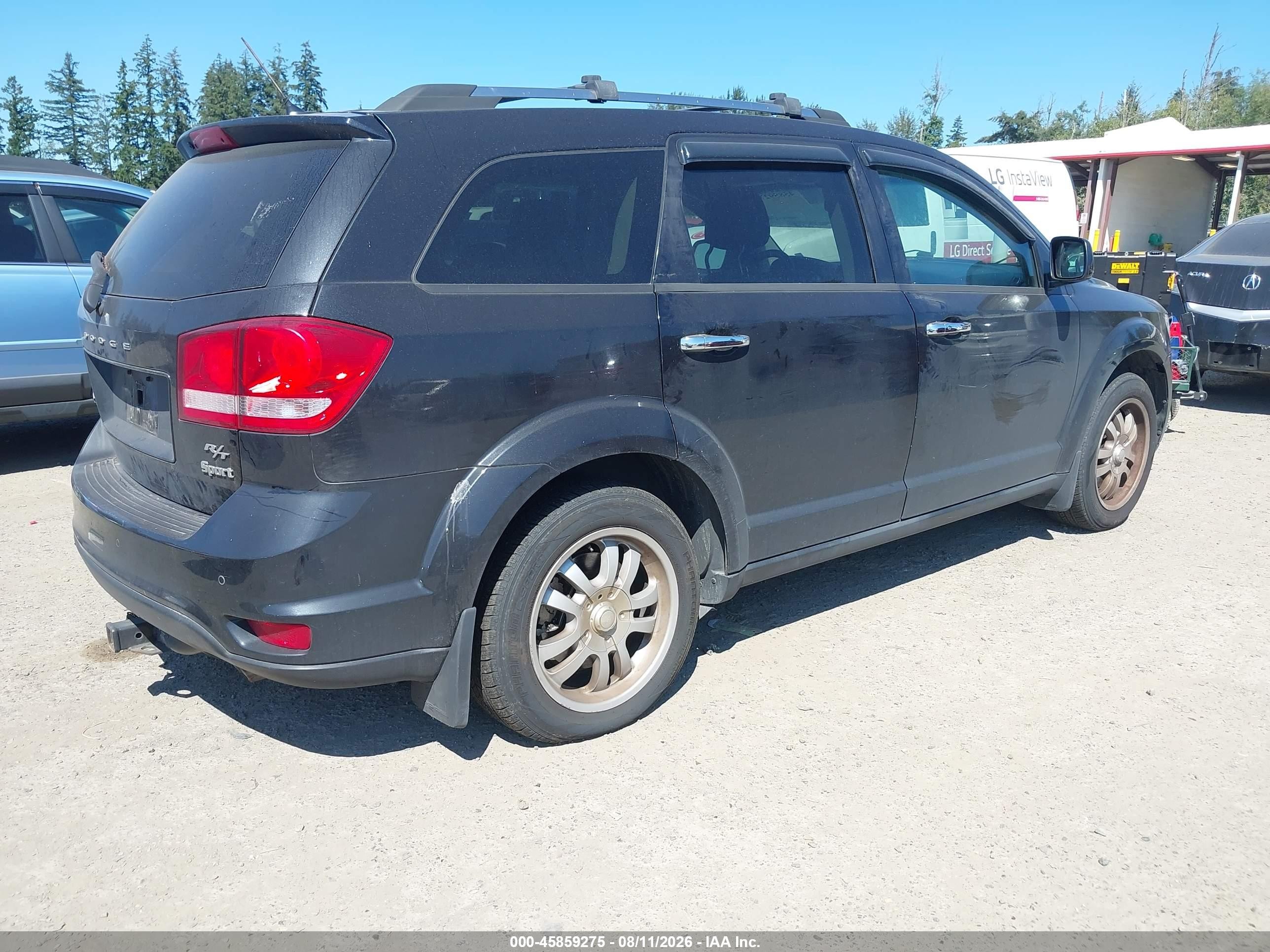 2012 Dodge Journey R/t Black vin: 3C4PDDFG0CT308887