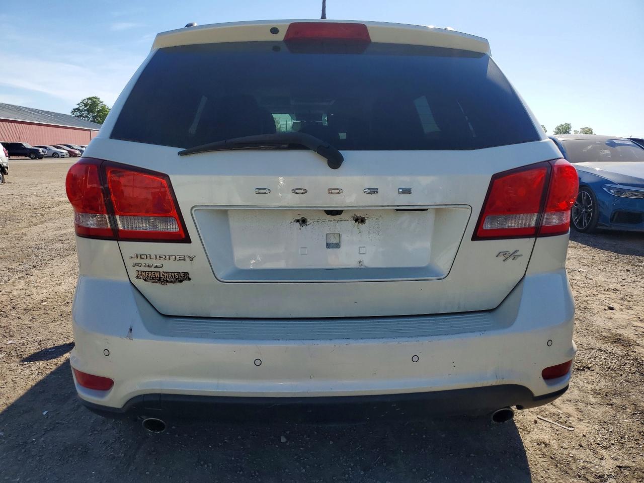 2013 Dodge Journey R Белый vin: 3C4PDDFG0DT701984