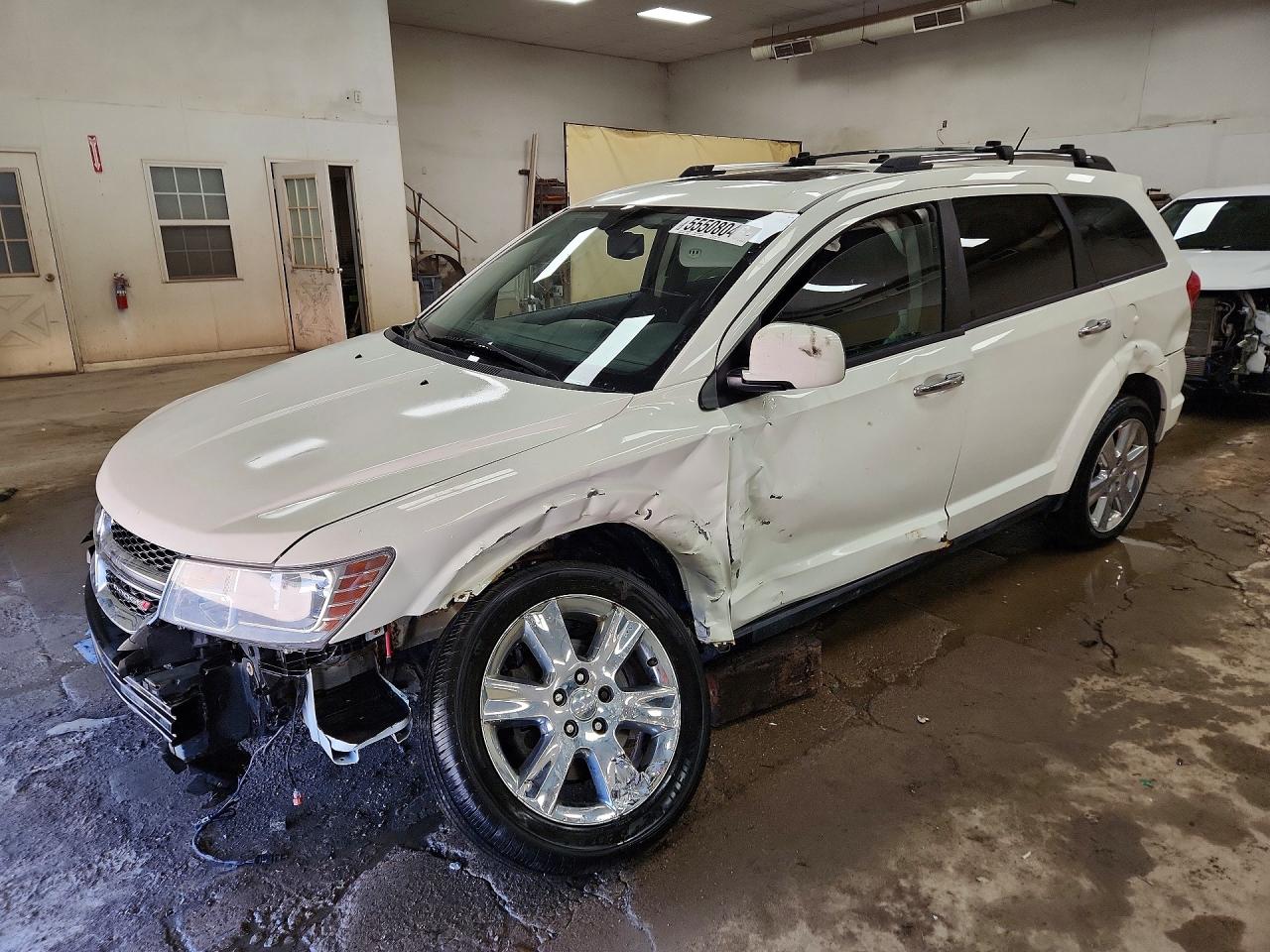 2014 Dodge Journey R White vin: 3C4PDDFG1ET237749