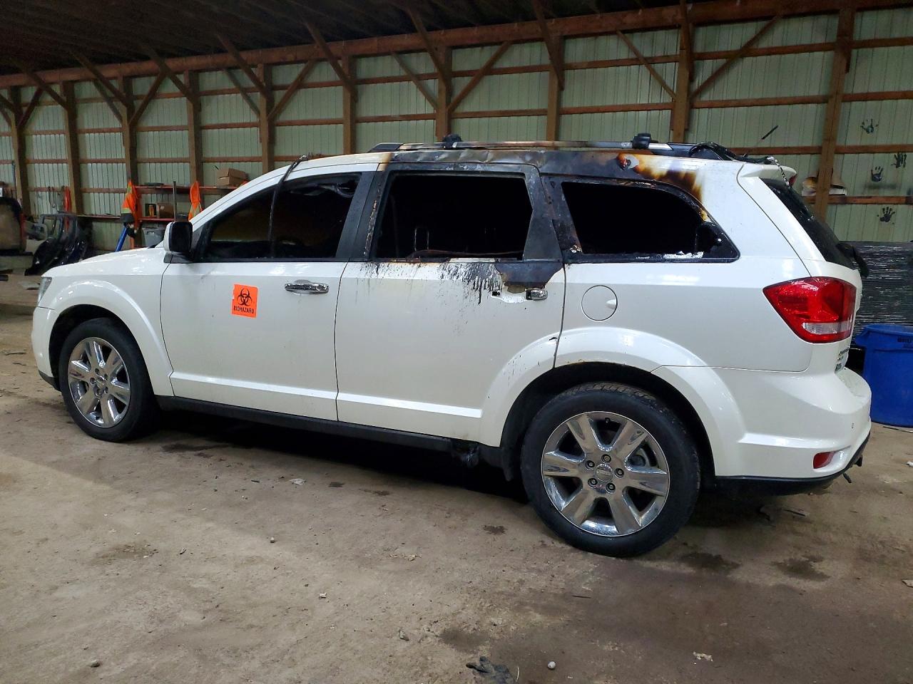 2012 Dodge Journey R/t White vin: 3C4PDDFG2CT300676