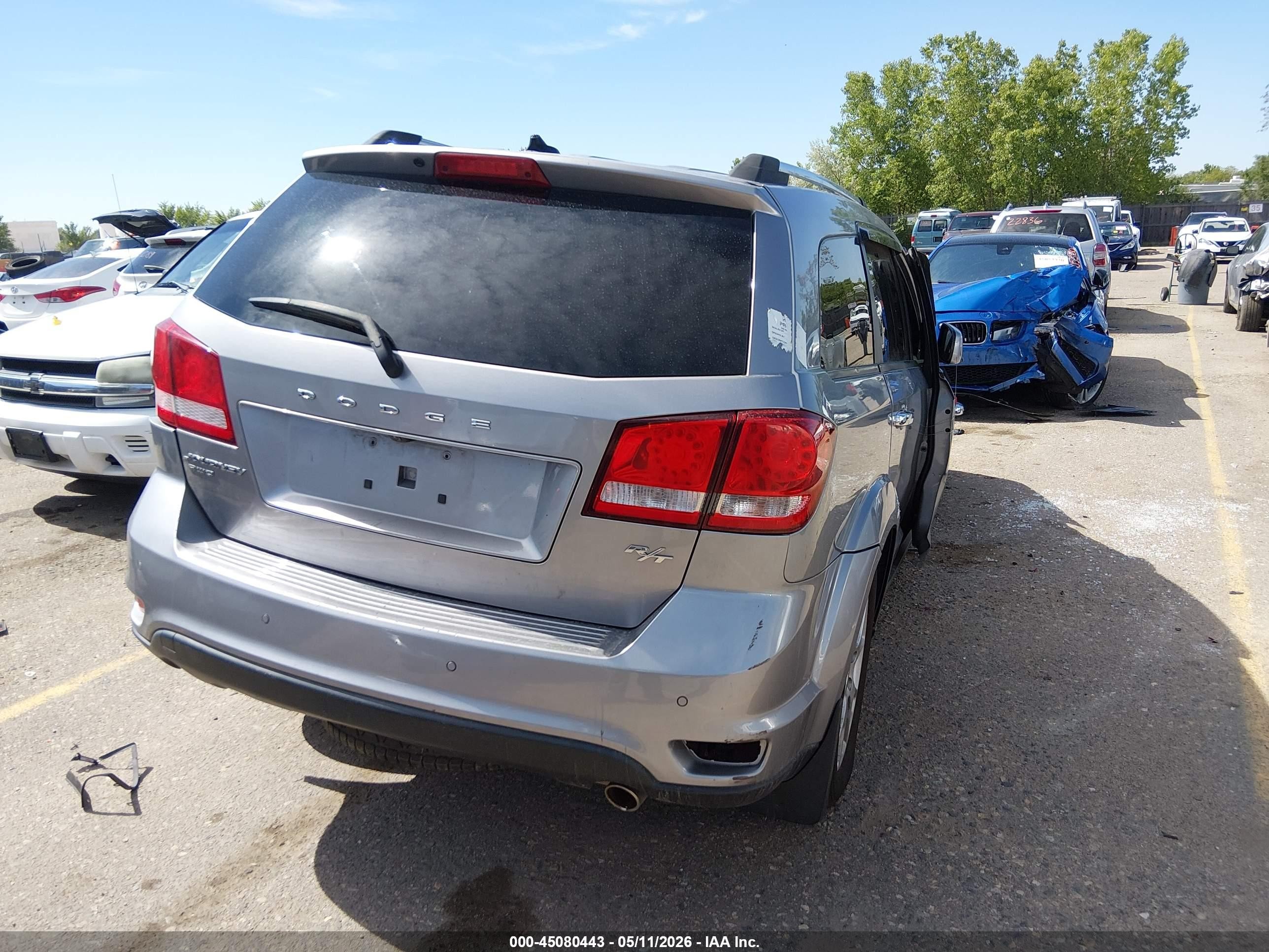2015 Dodge Journey R/t Silver vin: 3C4PDDFG2FT597985