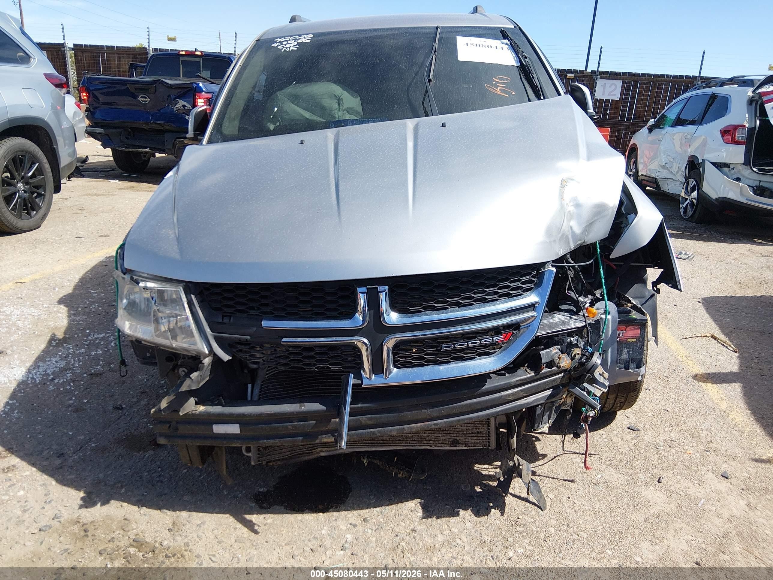 2015 Dodge Journey R/t Silver vin: 3C4PDDFG2FT597985