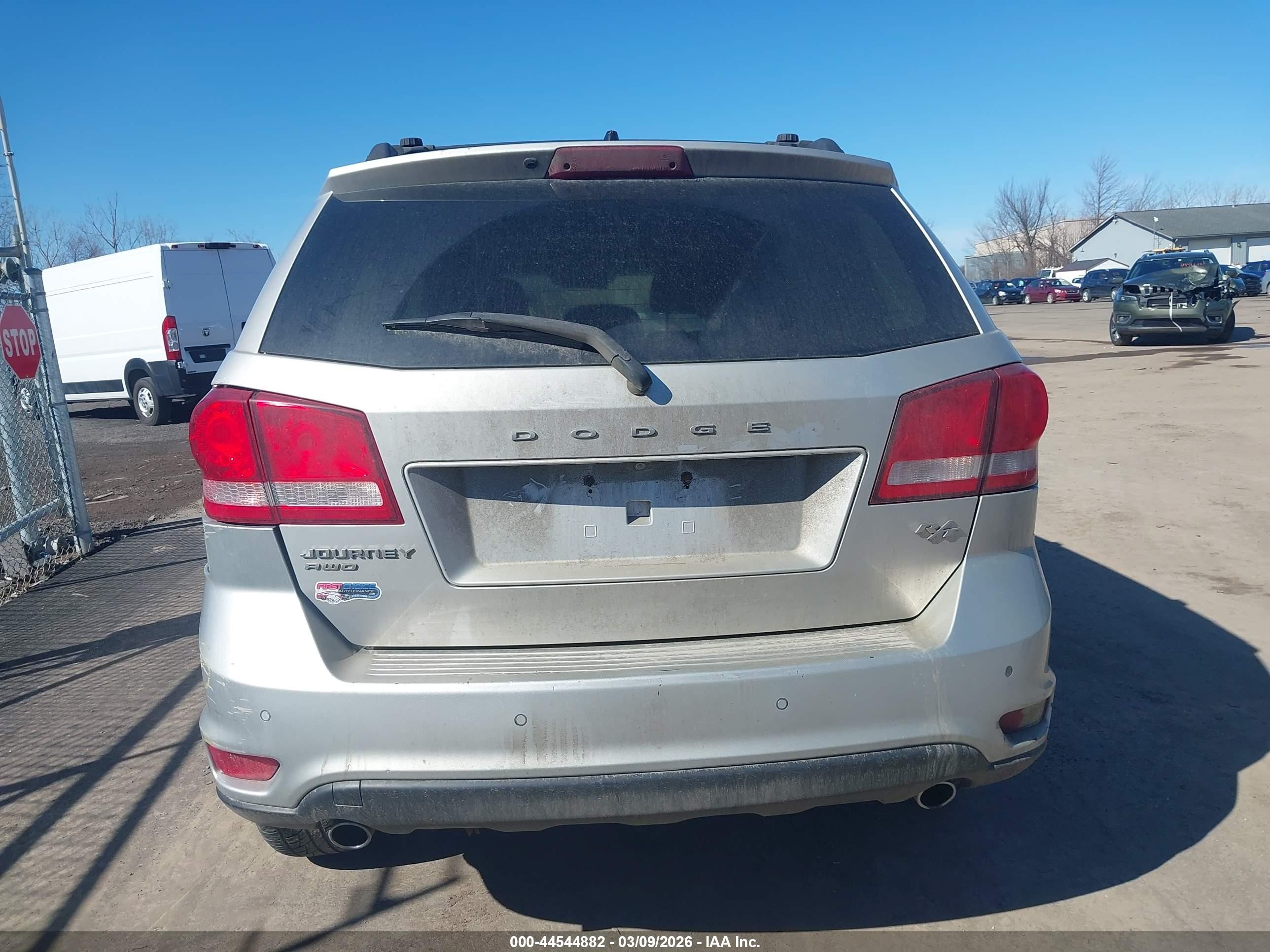 2013 Dodge Journey R/t Silver vin: 3C4PDDFG5DT504633