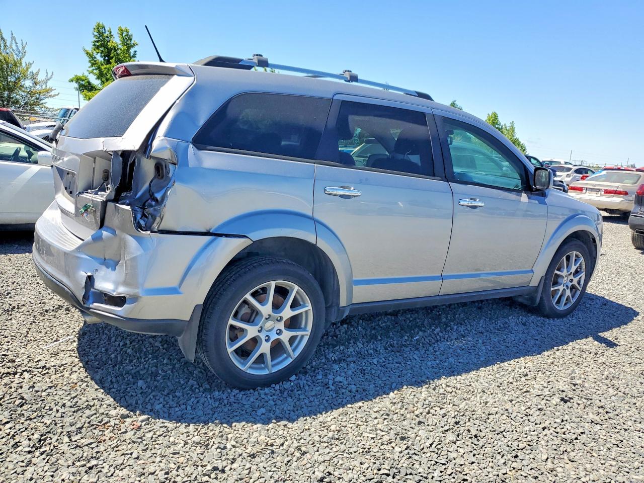 2017 Dodge Journey Gt Silver vin: 3C4PDDFG5HT535452