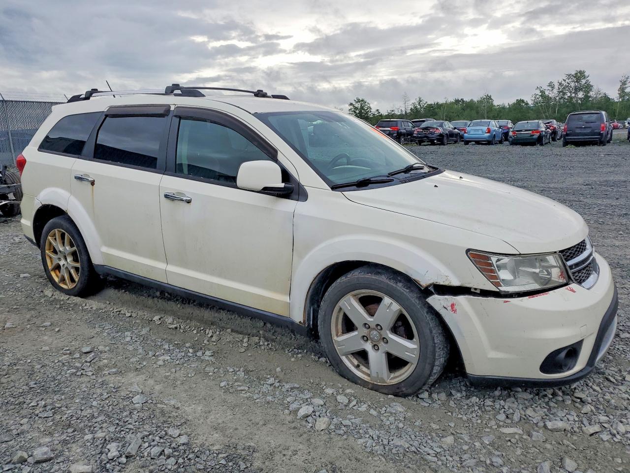 2012 Dodge Journey R/t White vin: 3C4PDDFG7CT252043
