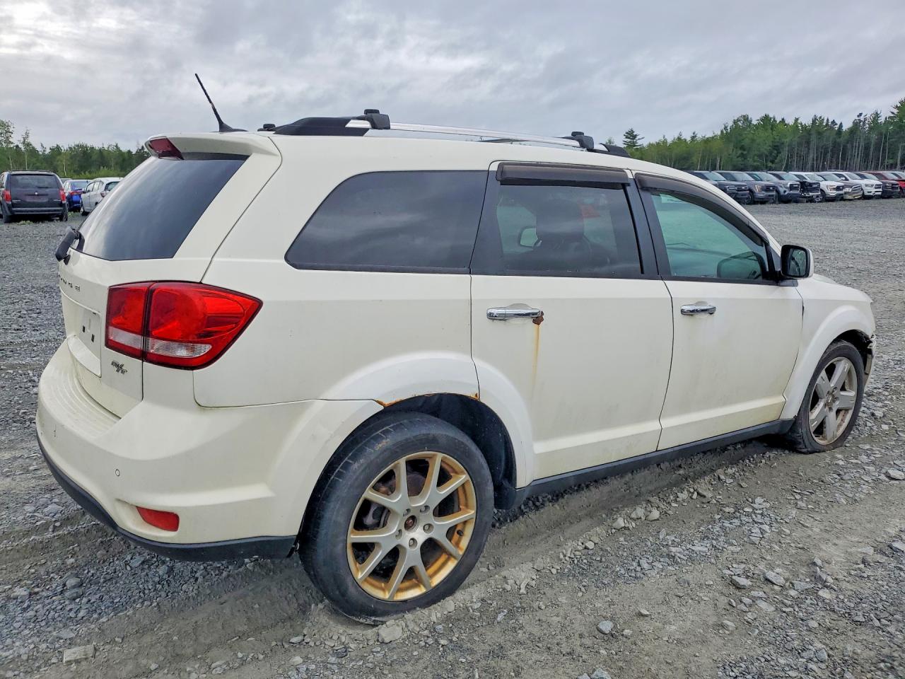 2012 Dodge Journey R/t White vin: 3C4PDDFG7CT252043