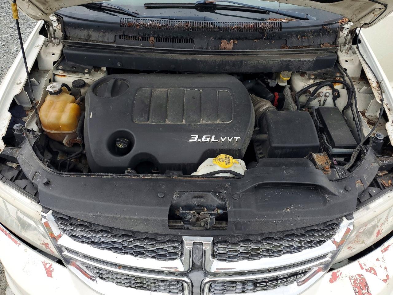 2012 Dodge Journey R/t White vin: 3C4PDDFG7CT252043