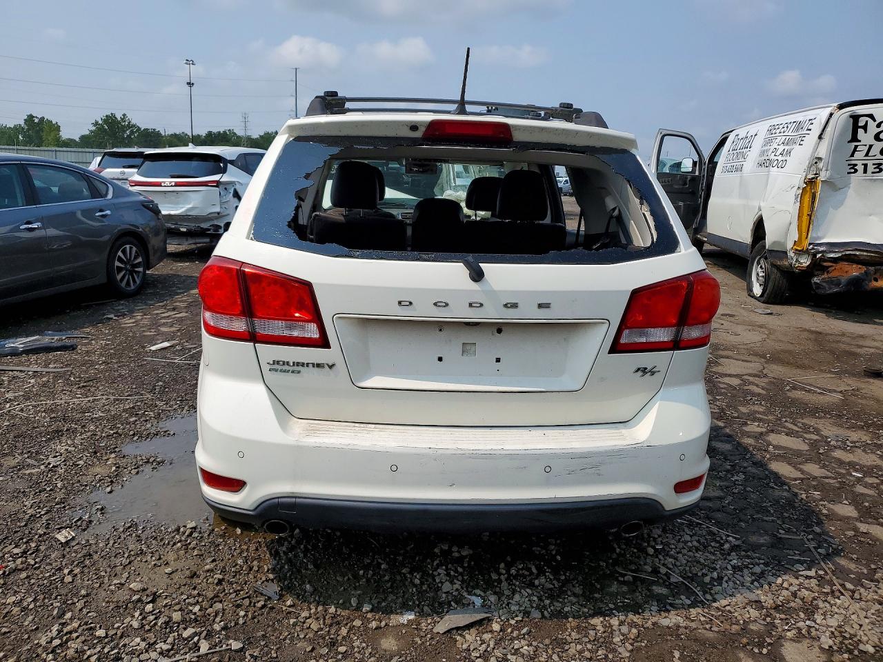2013 Dodge Journey R/t White vin: 3C4PDDFG7DT504343