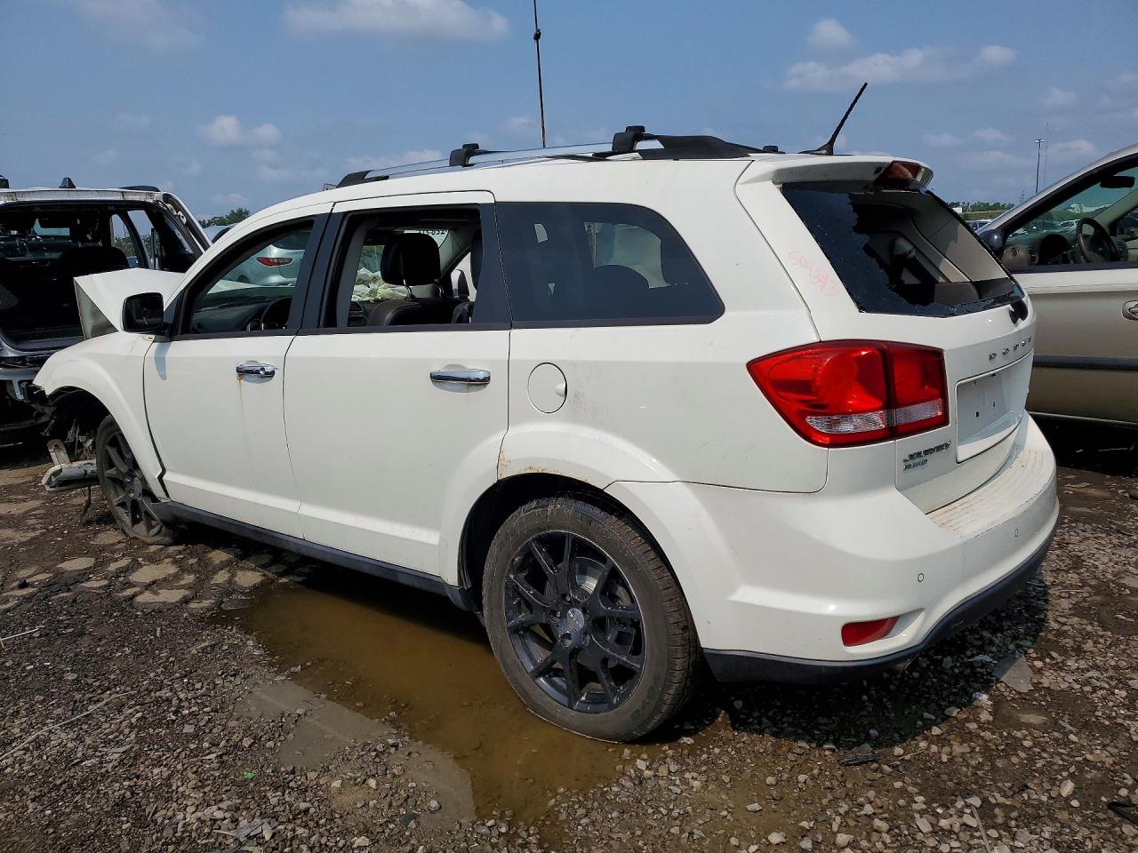 2013 Dodge Journey R/t White vin: 3C4PDDFG7DT504343