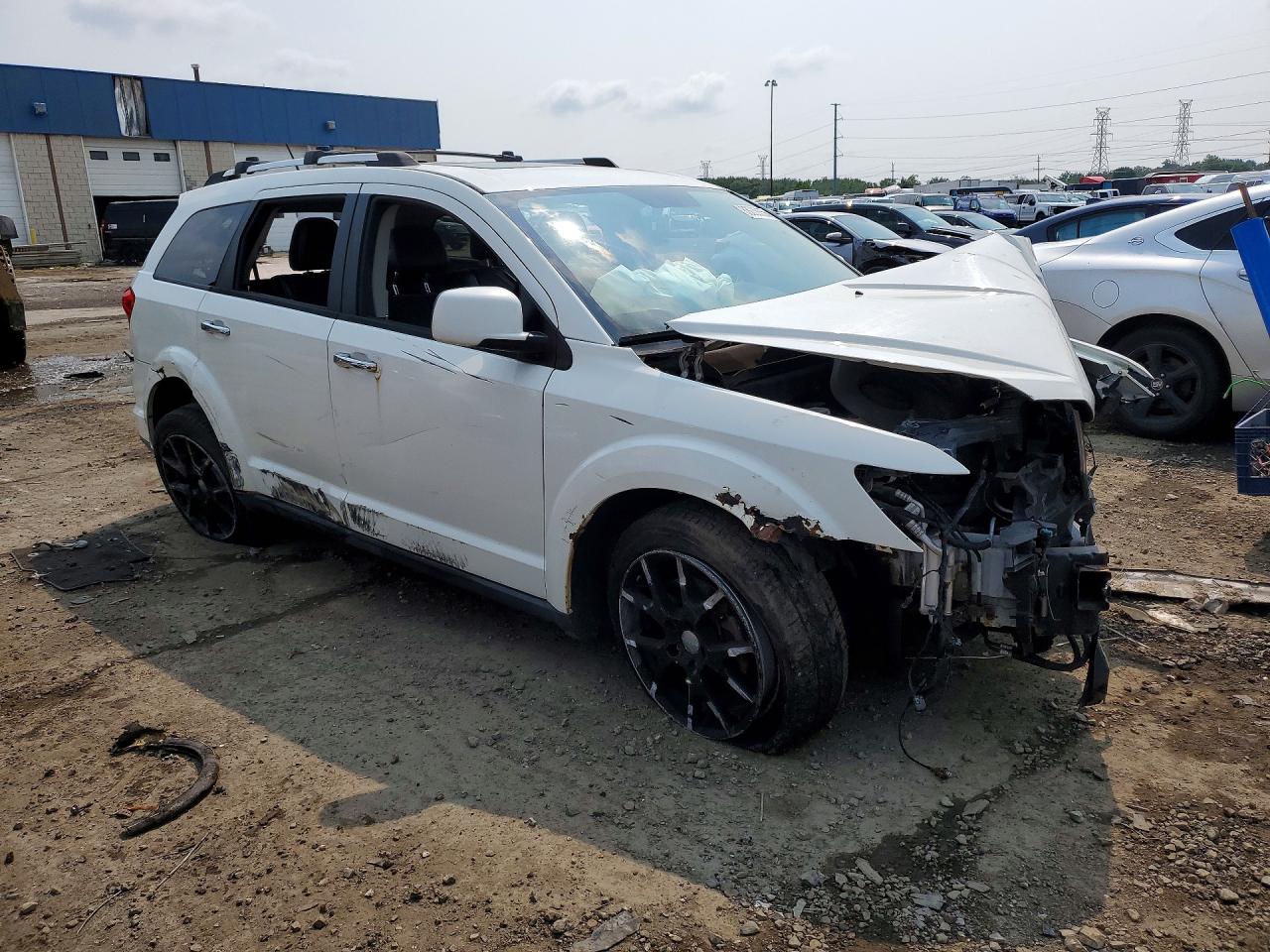 2013 Dodge Journey R/t White vin: 3C4PDDFG7DT504343