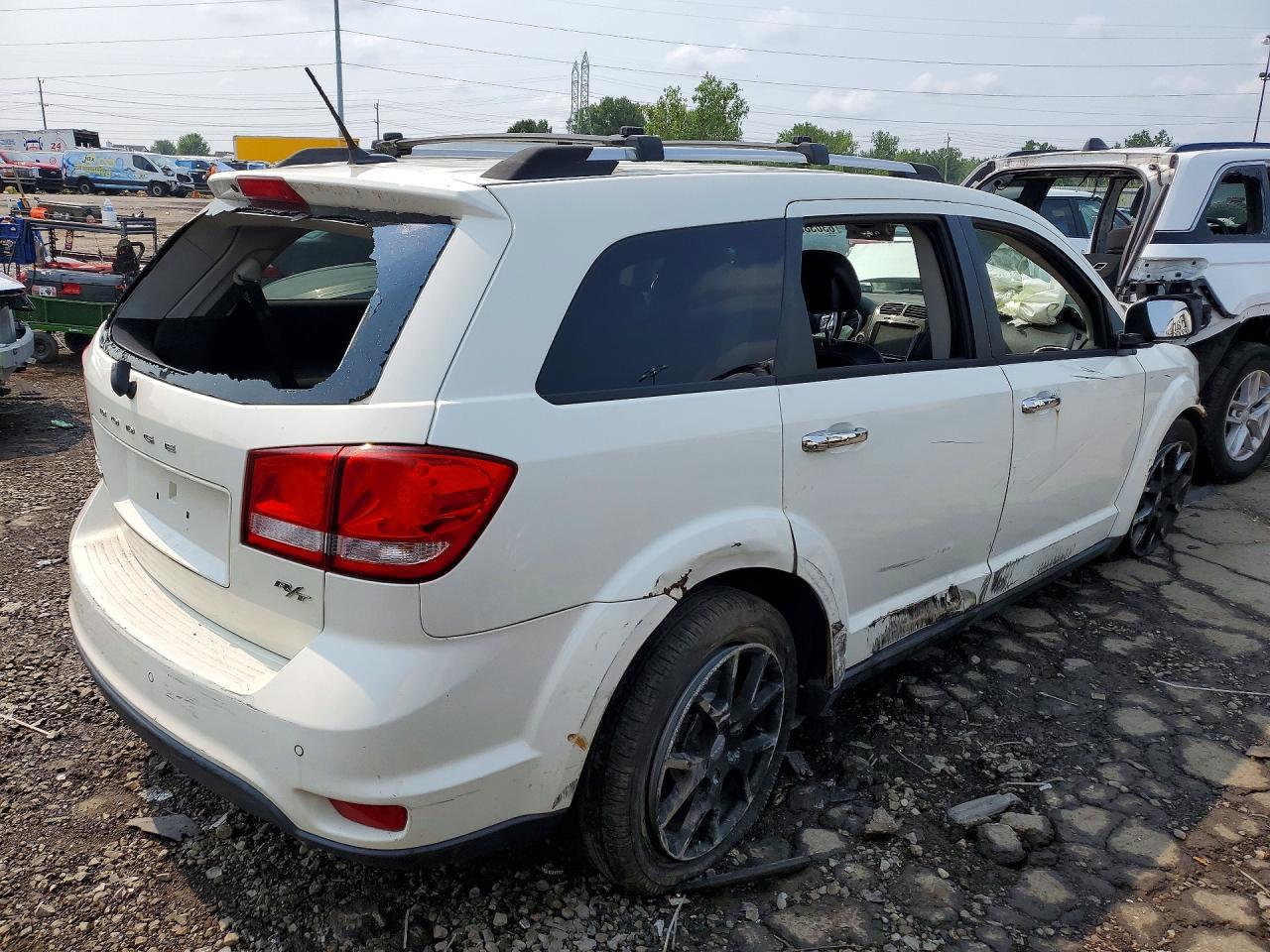 2013 Dodge Journey R/t White vin: 3C4PDDFG7DT504343