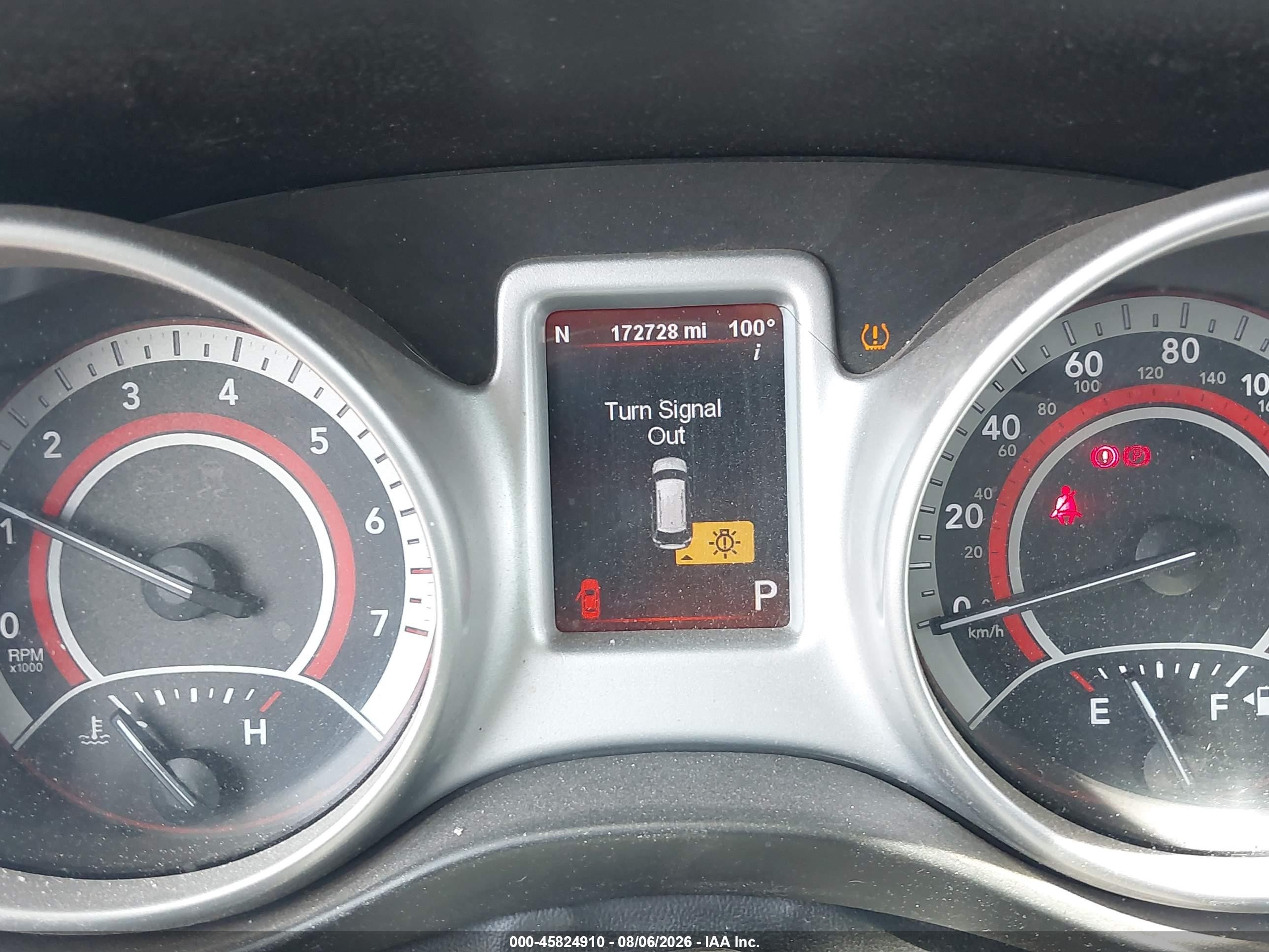 2012 Dodge Journey R/t Orange vin: 3C4PDDFG8CT336520