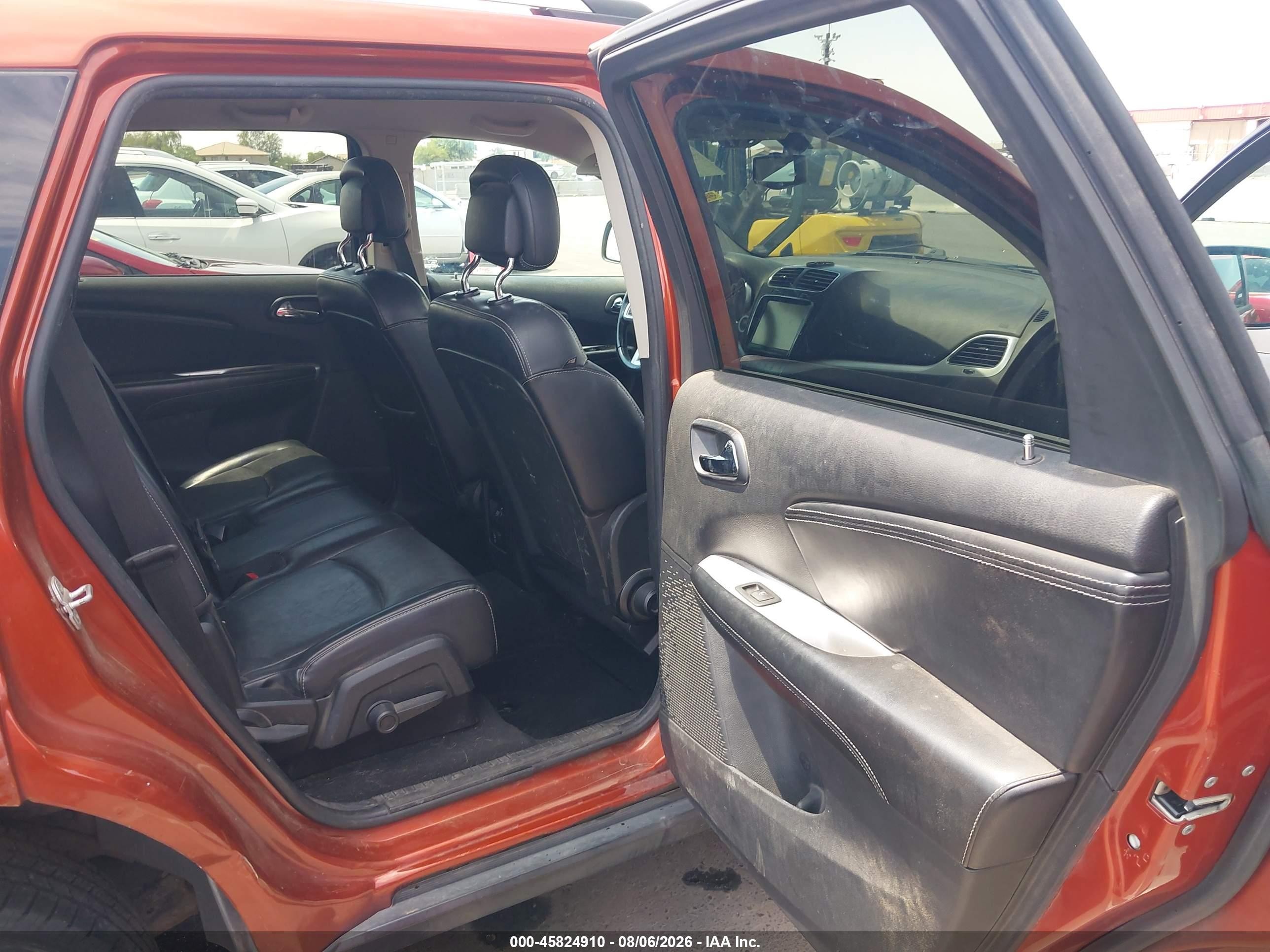 2012 Dodge Journey R/t Orange vin: 3C4PDDFG8CT336520