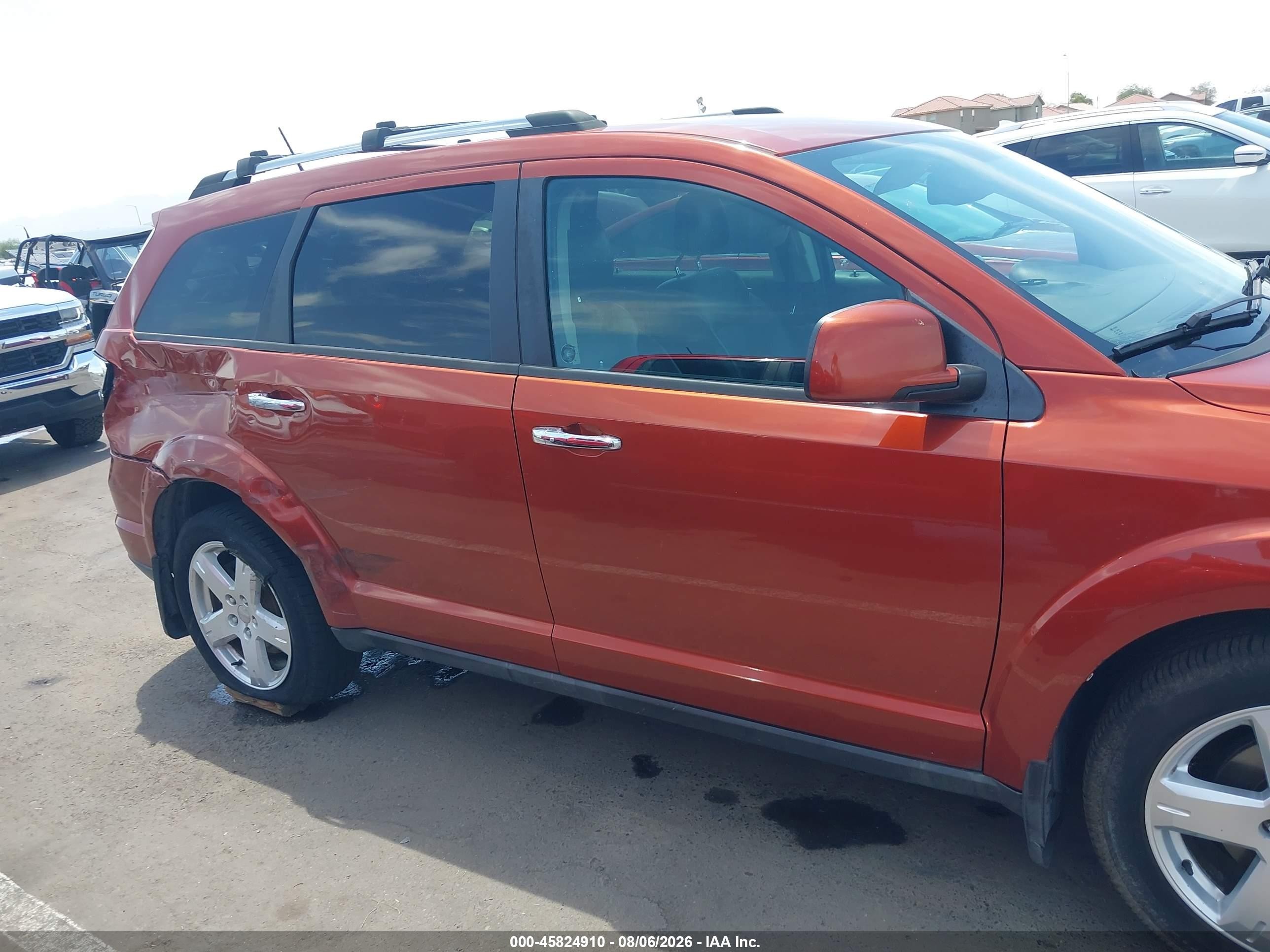 2012 Dodge Journey R/t Orange vin: 3C4PDDFG8CT336520