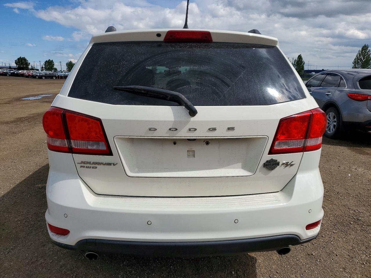 2014 Dodge Journey R/t White vin: 3C4PDDFG8ET269629