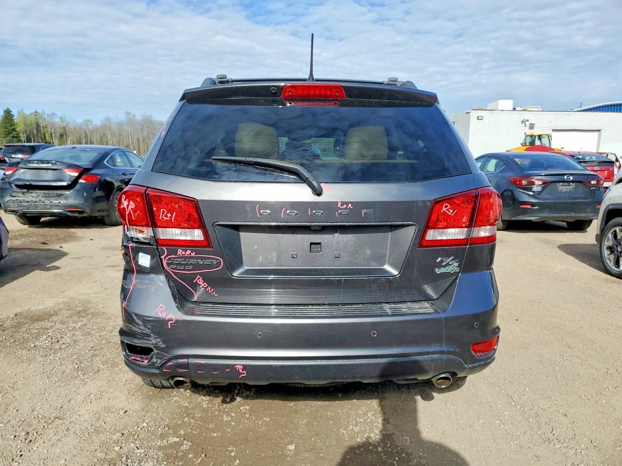 2014 Dodge Journey R Charcoal vin: 3C4PDDFG9ET125183