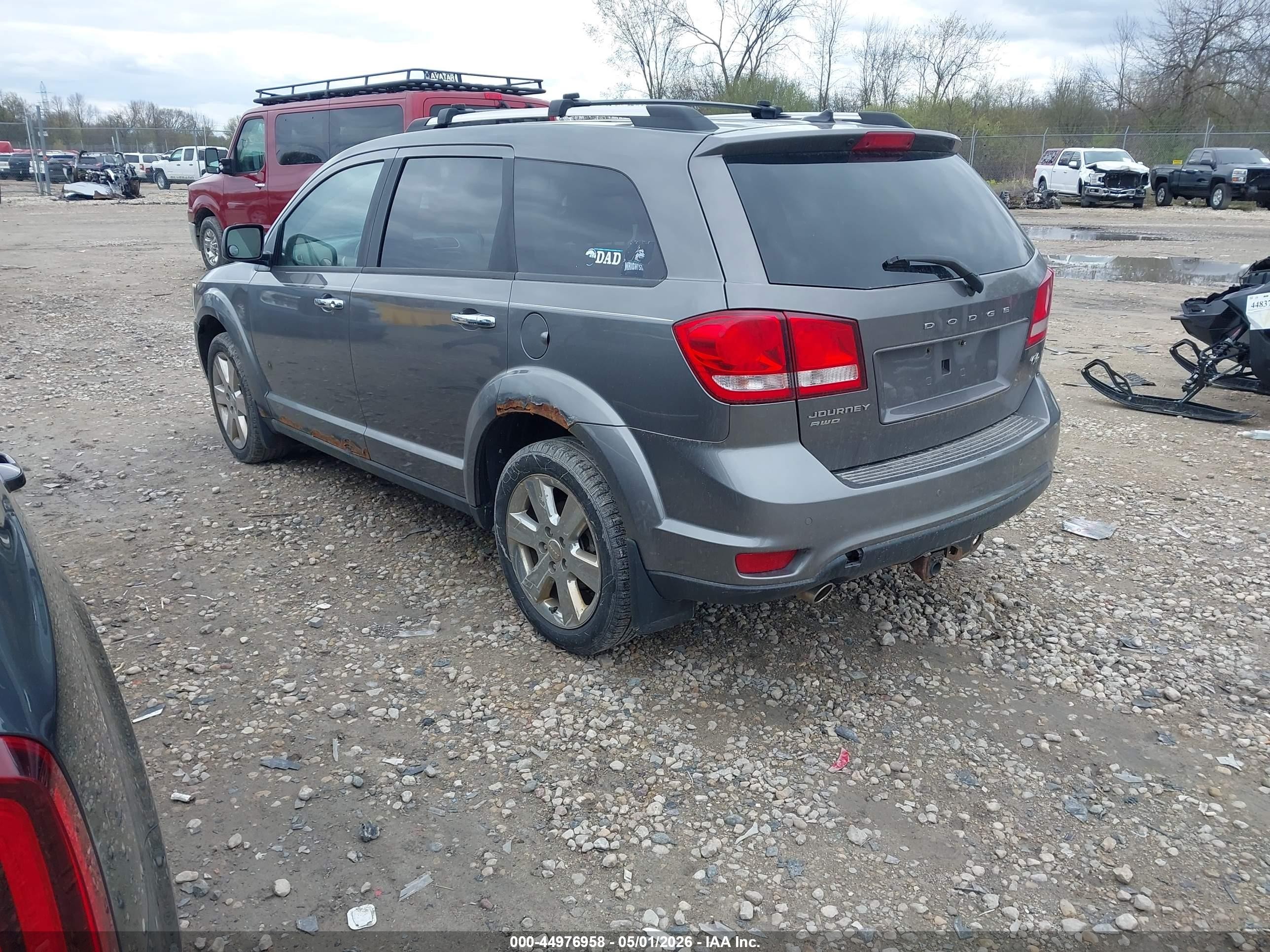 2012 Dodge Journey R/t Gray vin: 3C4PDDFGXCT160263
