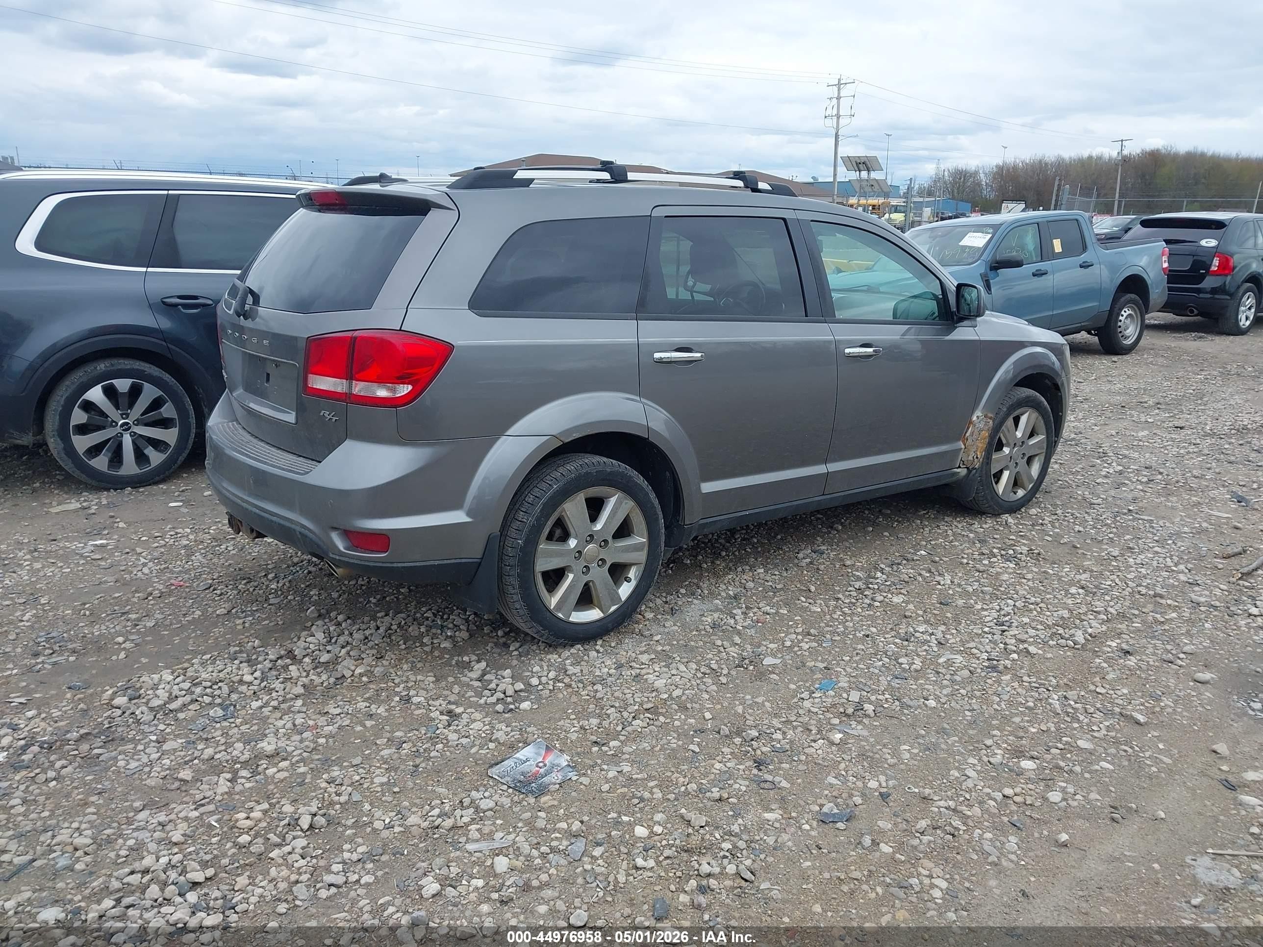 2012 Dodge Journey R/t Gray vin: 3C4PDDFGXCT160263