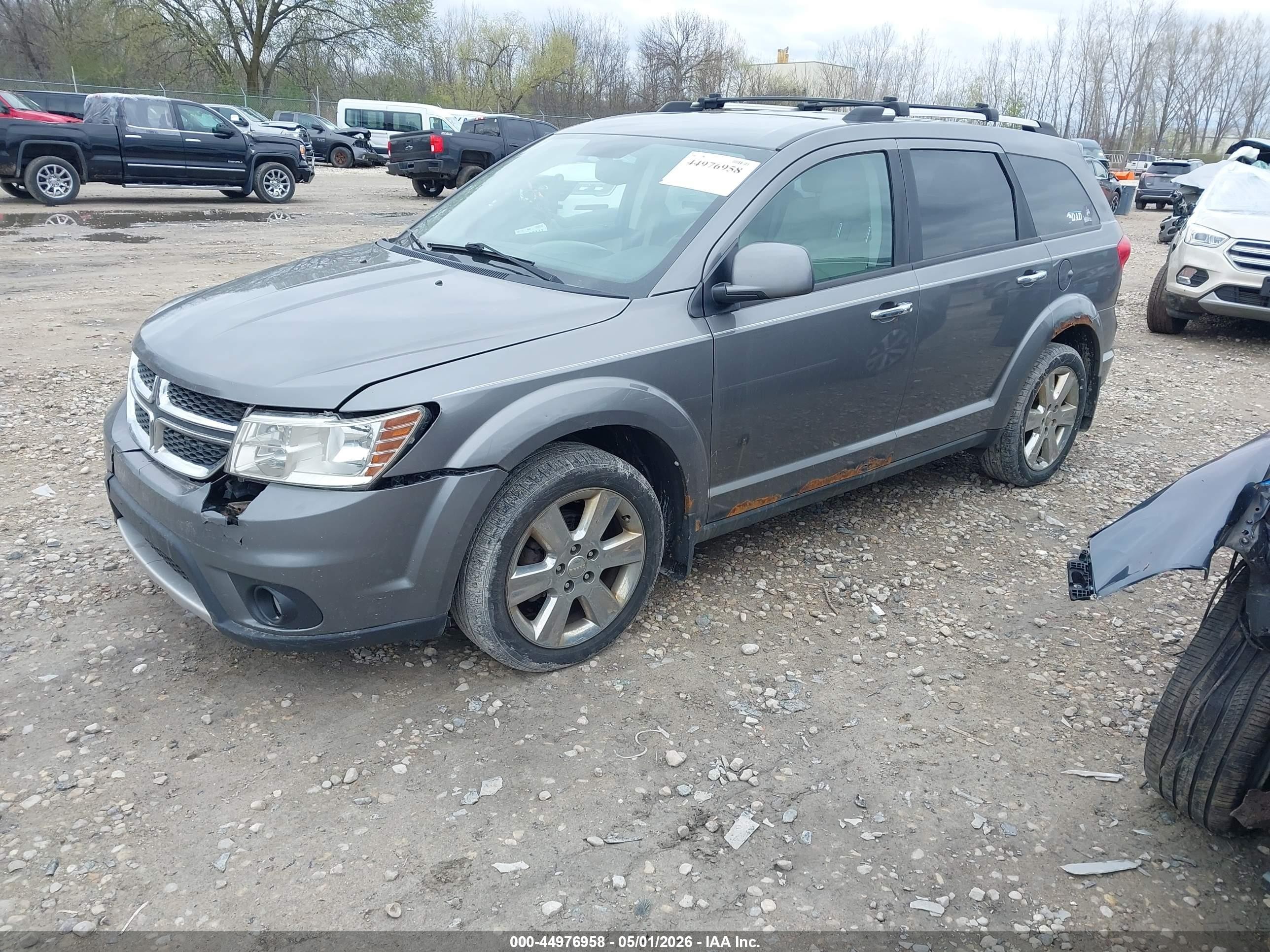 2012 Dodge Journey R/t Gray vin: 3C4PDDFGXCT160263