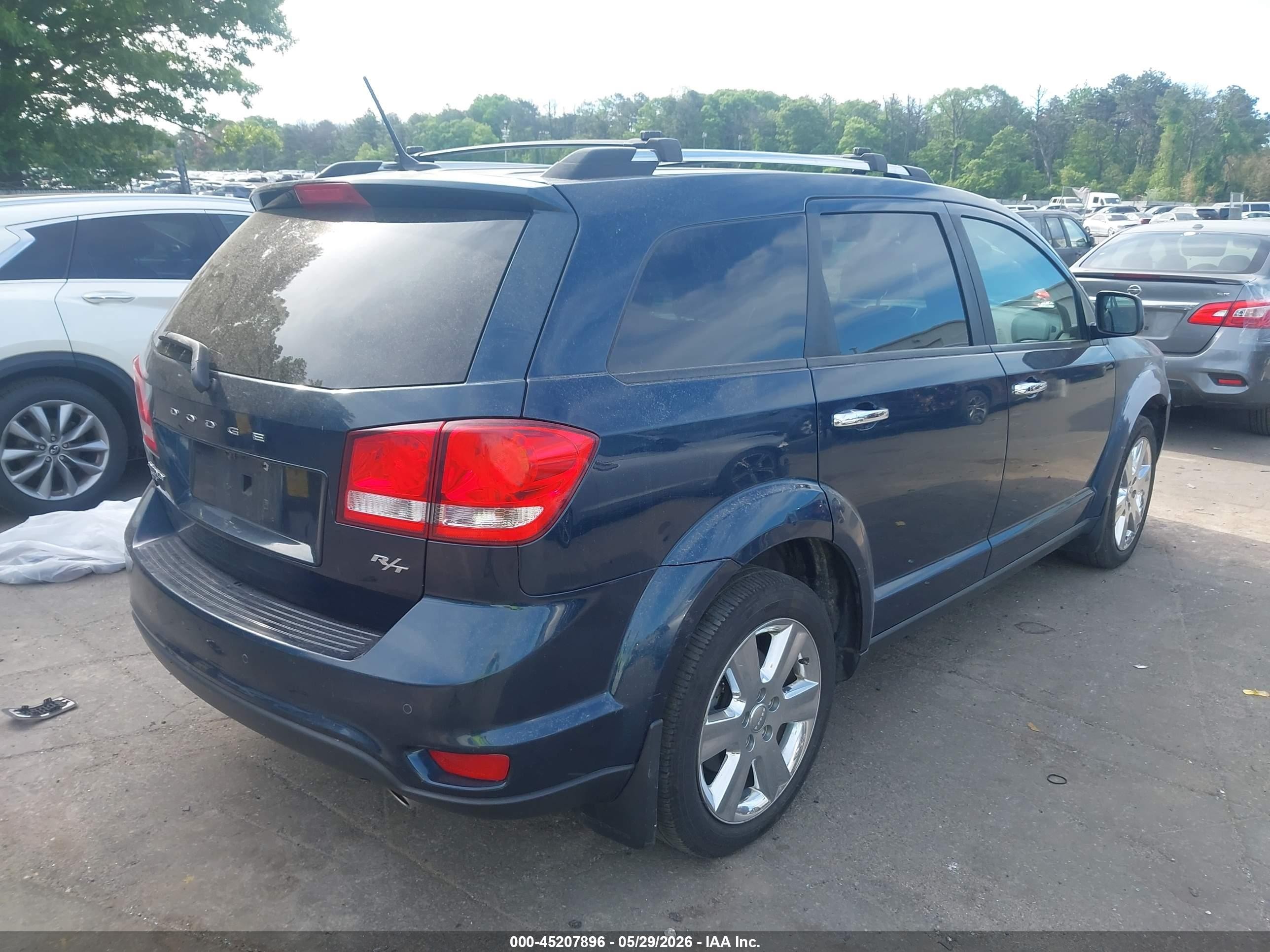 2014 Dodge Journey R/t Blue vin: 3C4PDDFGXET140498