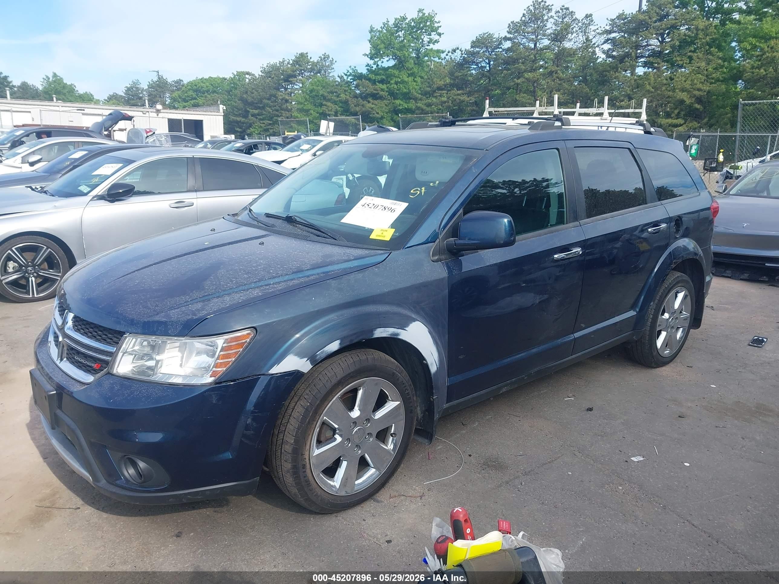 2014 Dodge Journey R/t Blue vin: 3C4PDDFGXET140498