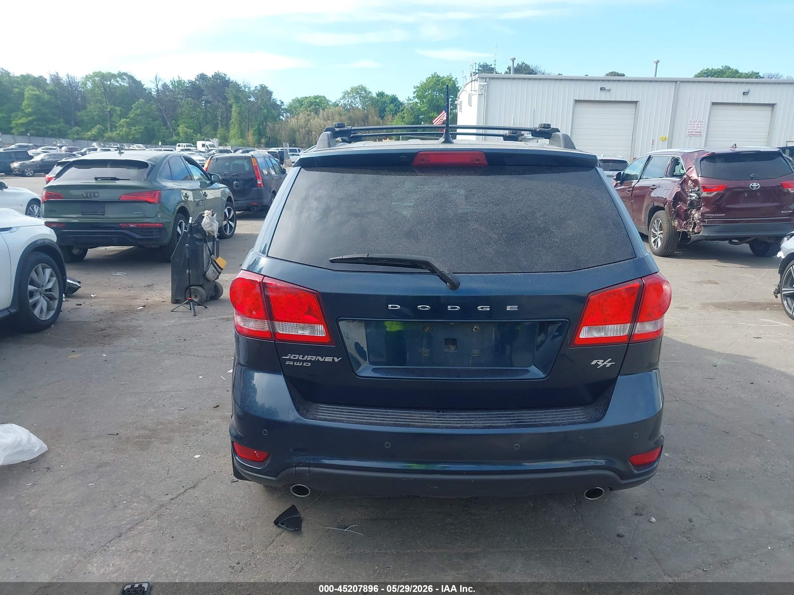 2014 Dodge Journey R/t Blue vin: 3C4PDDFGXET140498