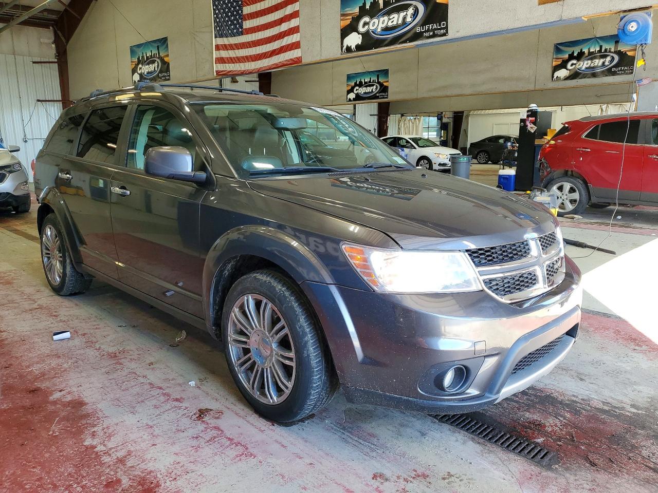 2014 Dodge Journey R Gray vin: 3C4PDDFGXET149945