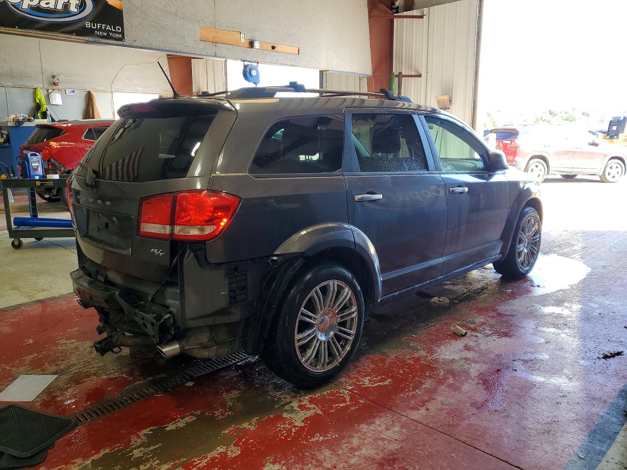 2014 Dodge Journey R Gray vin: 3C4PDDFGXET149945