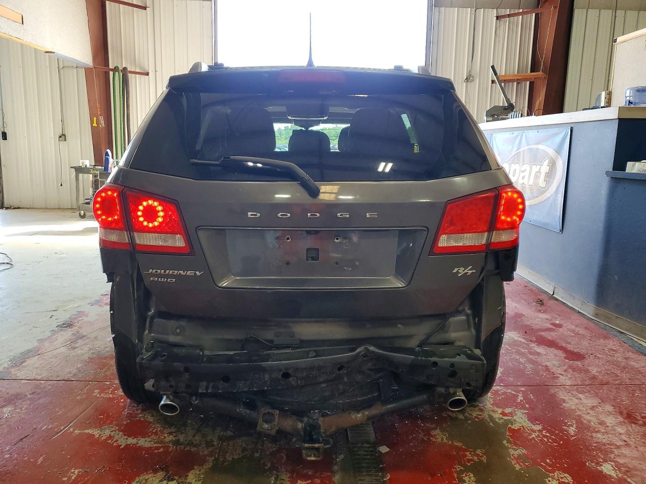 2014 Dodge Journey R Gray vin: 3C4PDDFGXET149945