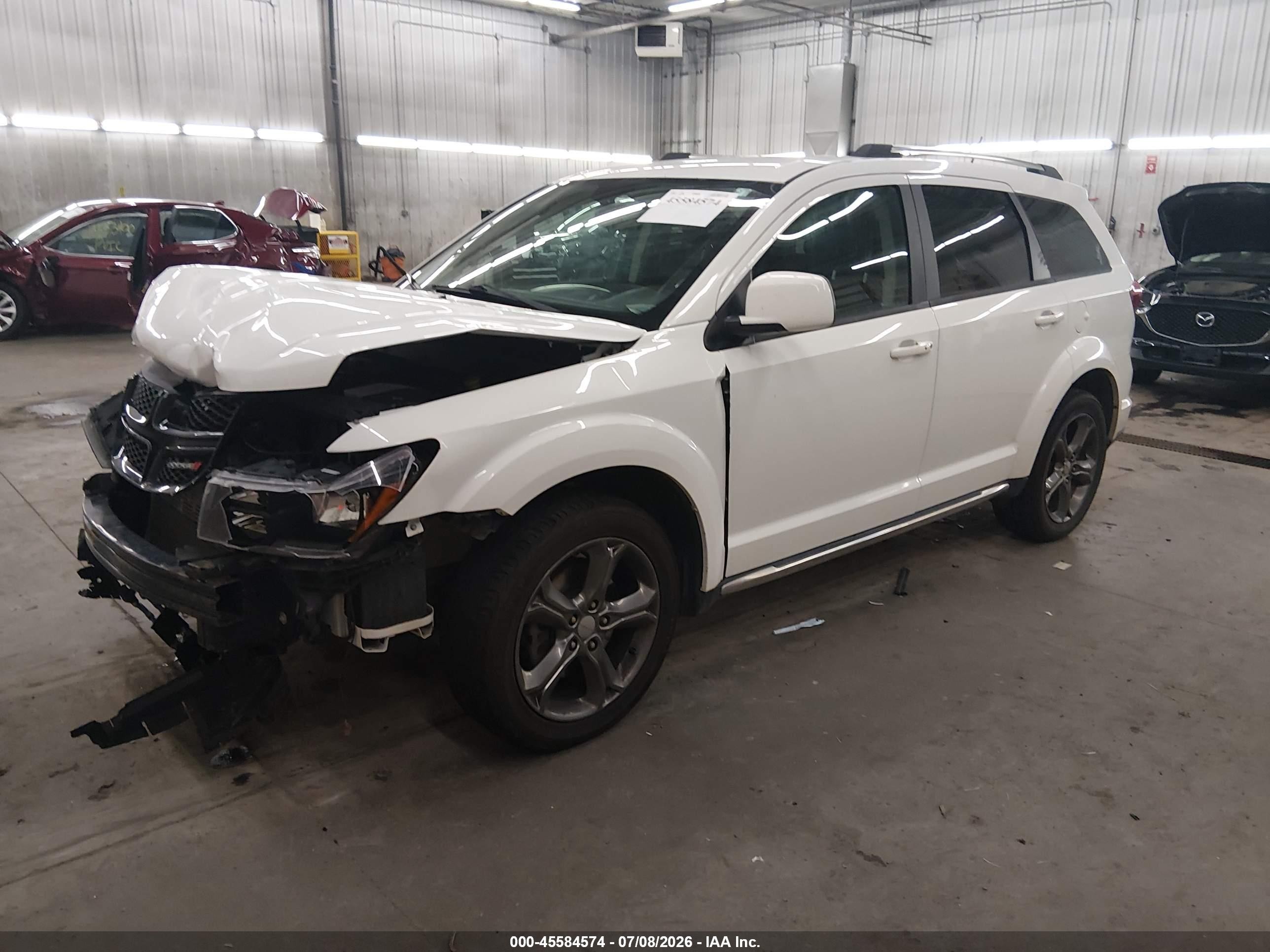 2015 Dodge Journey Crossroad Белый vin: 3C4PDDGG0FT533149
