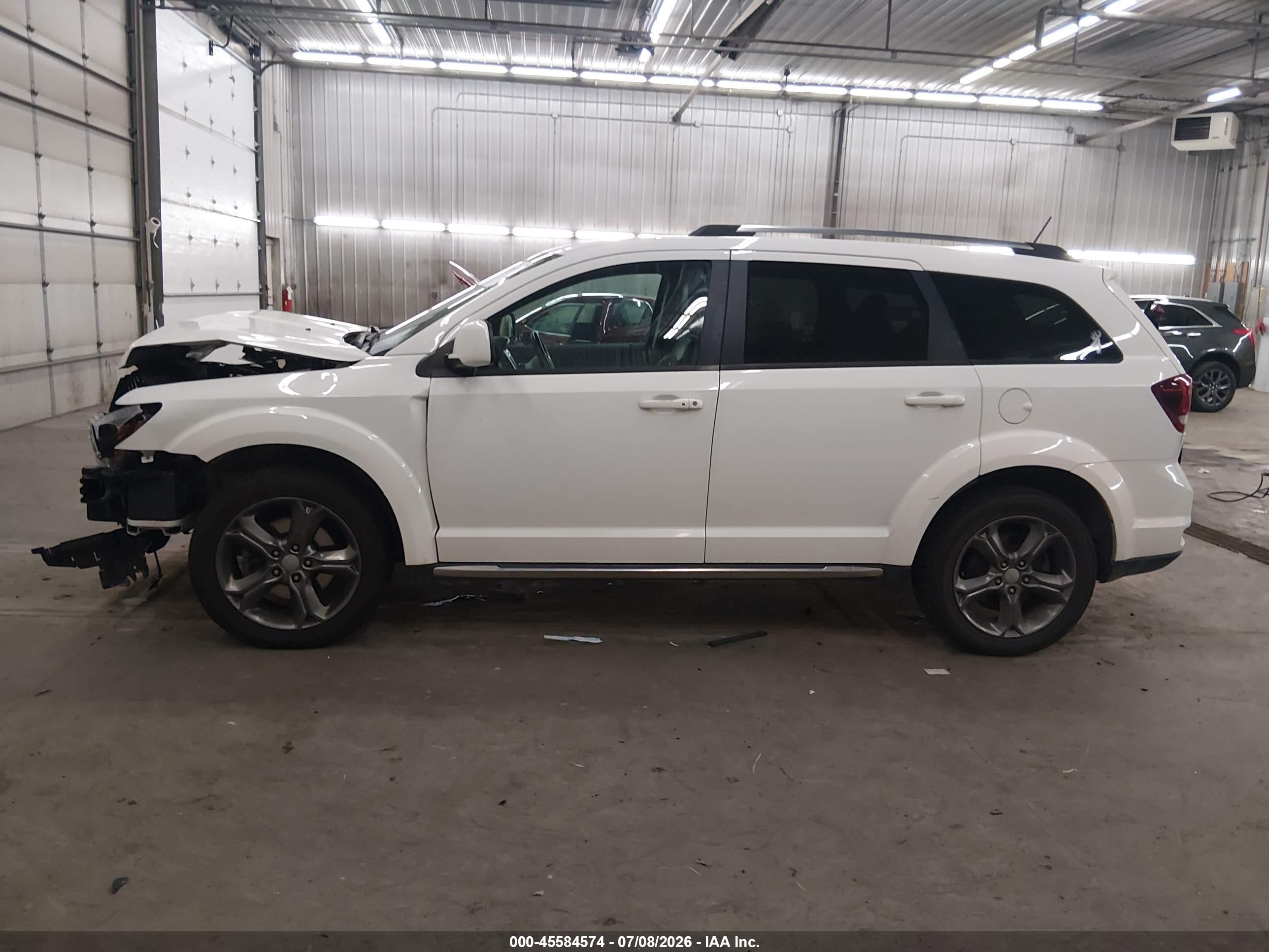 2015 Dodge Journey Crossroad Белый vin: 3C4PDDGG0FT533149