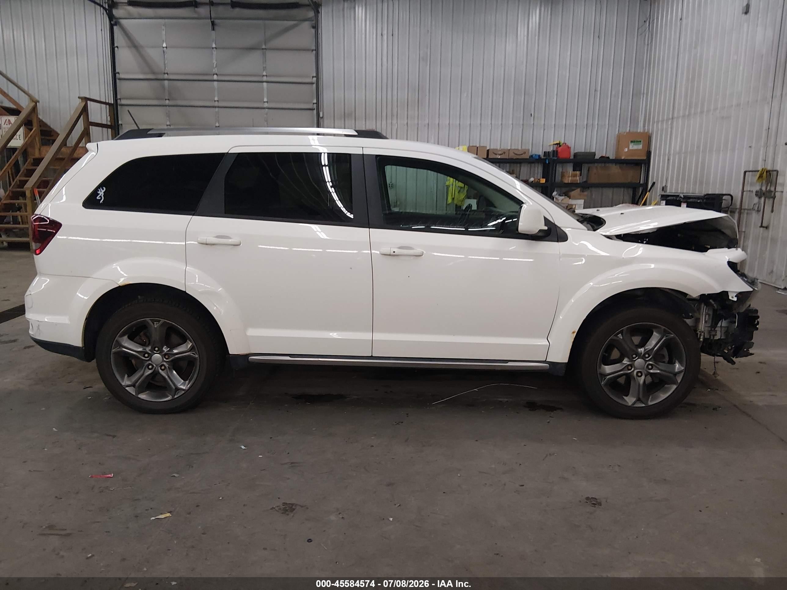 2015 Dodge Journey Crossroad Белый vin: 3C4PDDGG0FT533149