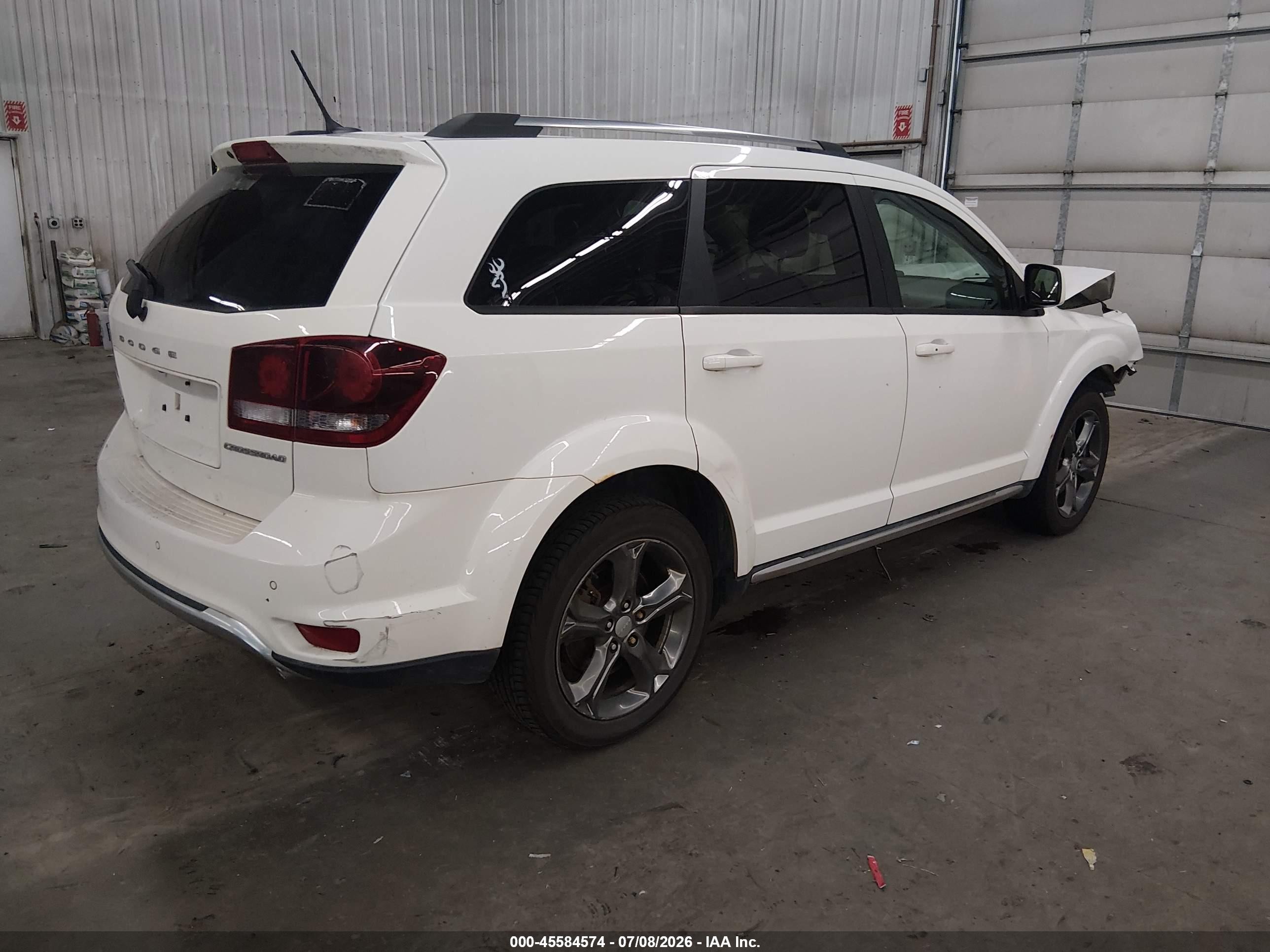 2015 Dodge Journey Crossroad Белый vin: 3C4PDDGG0FT533149