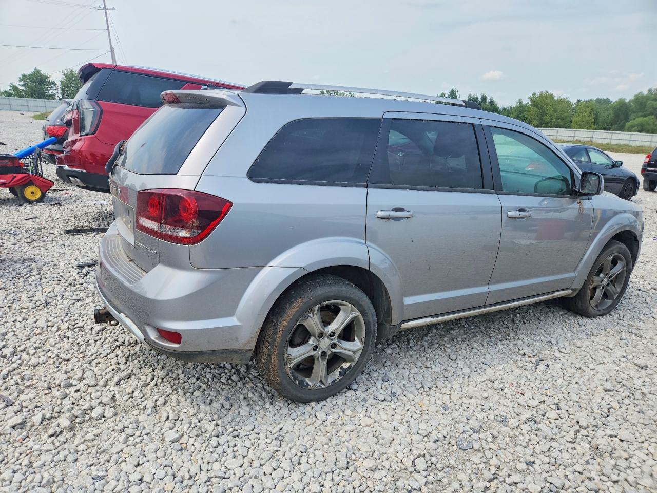 2015 Dodge Journey Crossroad Серебряный vin: 3C4PDDGG0FT533264