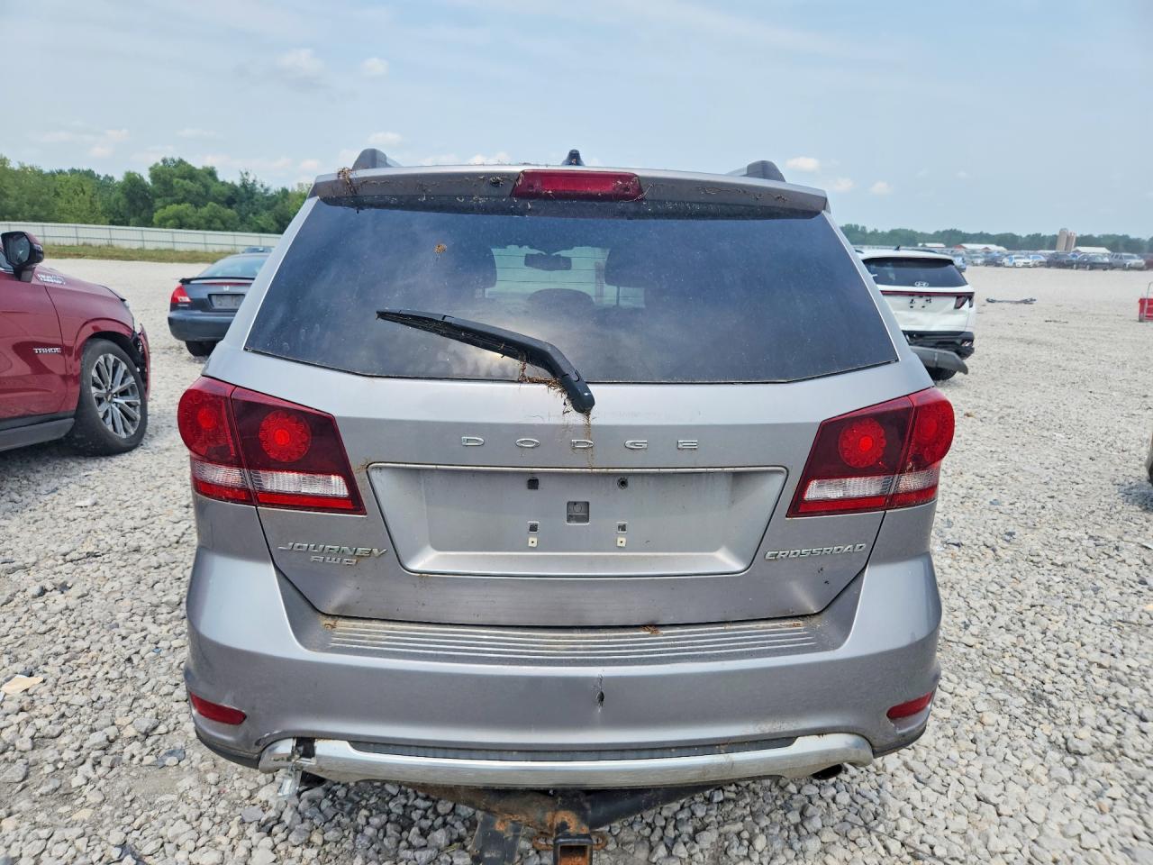 2015 Dodge Journey Crossroad Серебряный vin: 3C4PDDGG0FT533264
