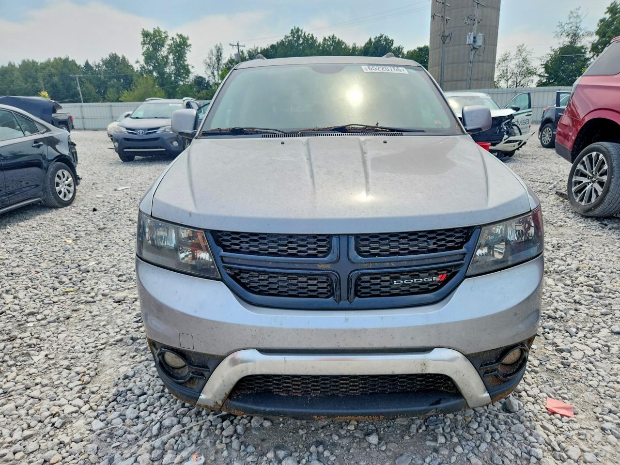 2015 Dodge Journey Crossroad Серебряный vin: 3C4PDDGG0FT533264