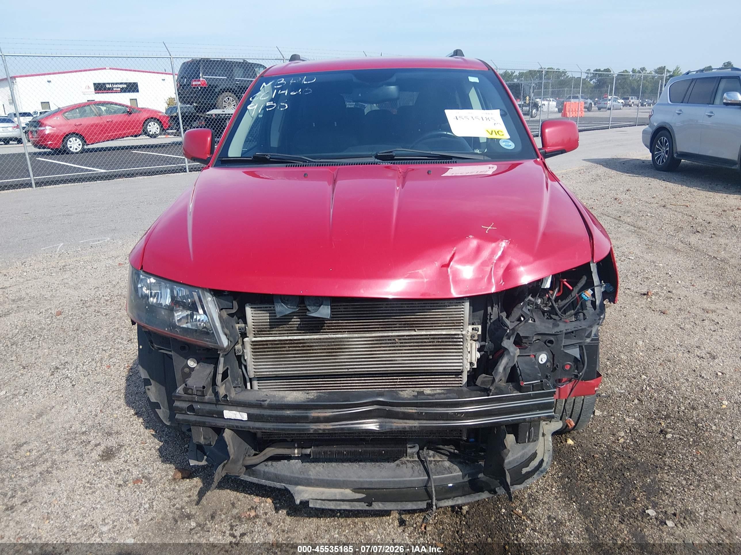 2015 Dodge Journey Crossroad Красный vin: 3C4PDDGG0FT619156