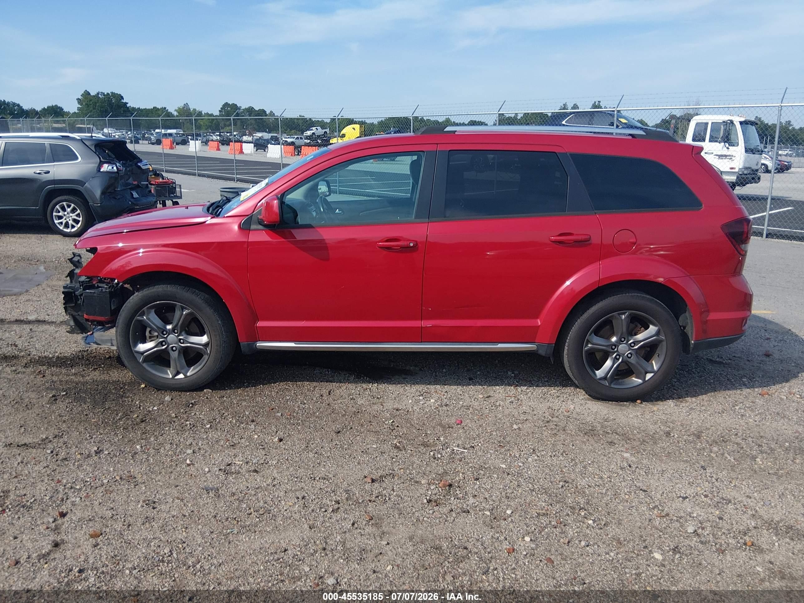 2015 Dodge Journey Crossroad Красный vin: 3C4PDDGG0FT619156