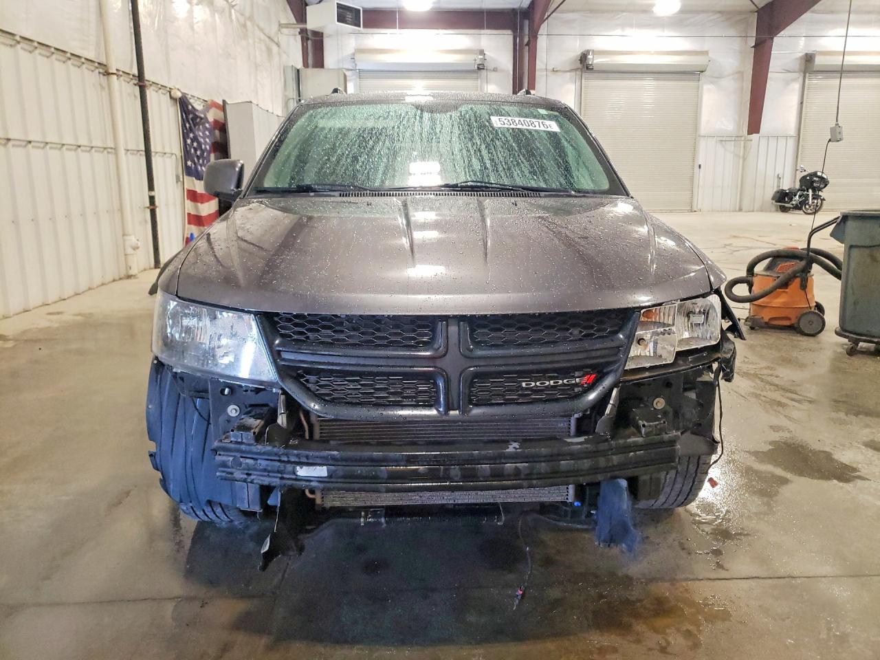 2015 Dodge Journey Crossroad Gray vin: 3C4PDDGG1FT580657