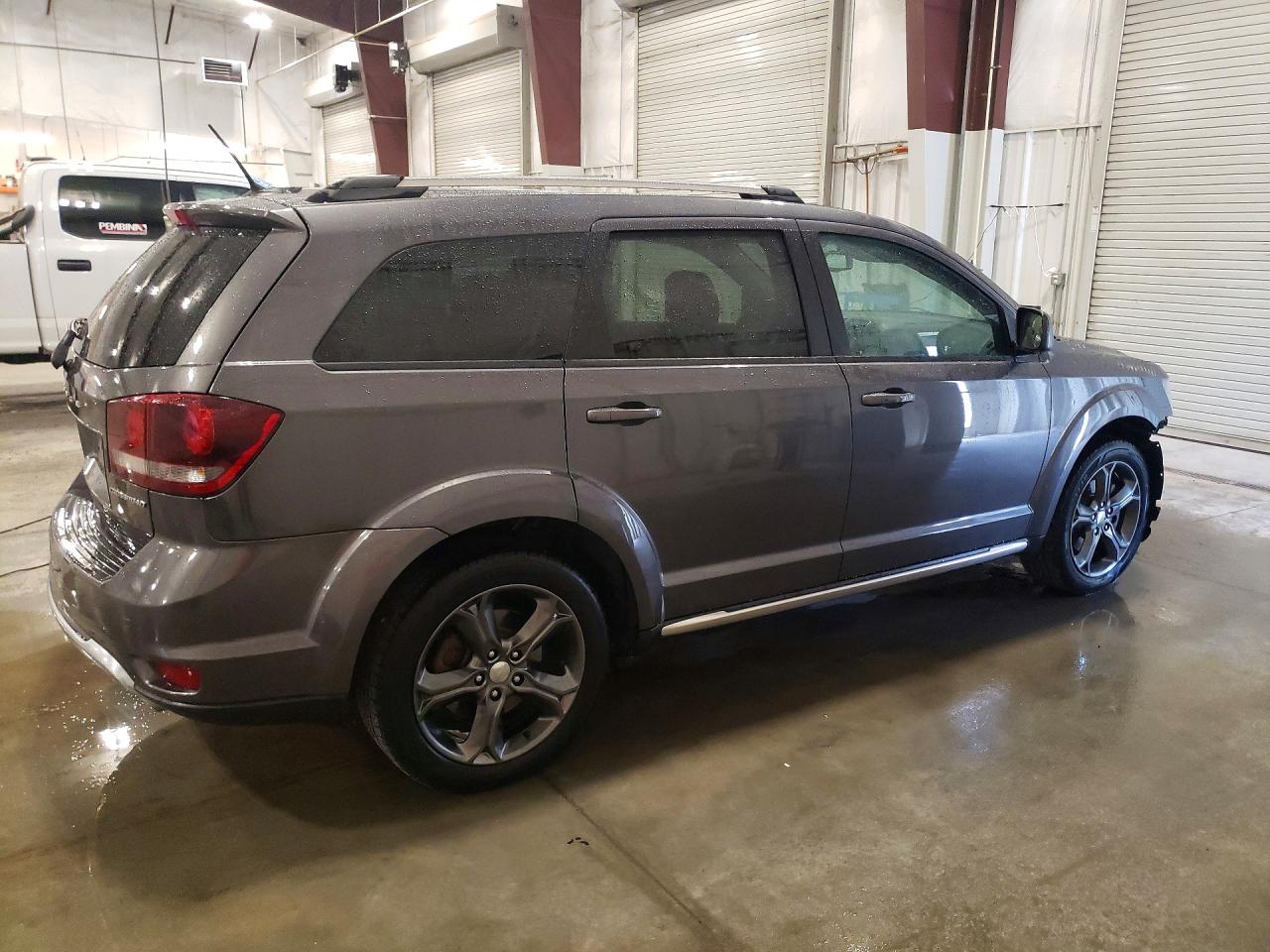 2015 Dodge Journey Crossroad Gray vin: 3C4PDDGG1FT580657