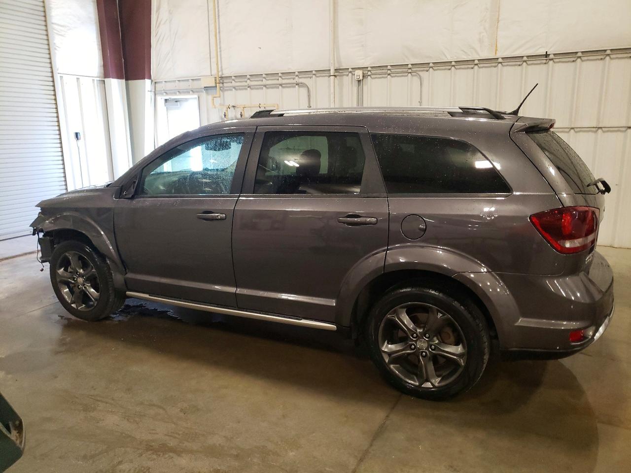 2015 Dodge Journey Crossroad Gray vin: 3C4PDDGG1FT580657