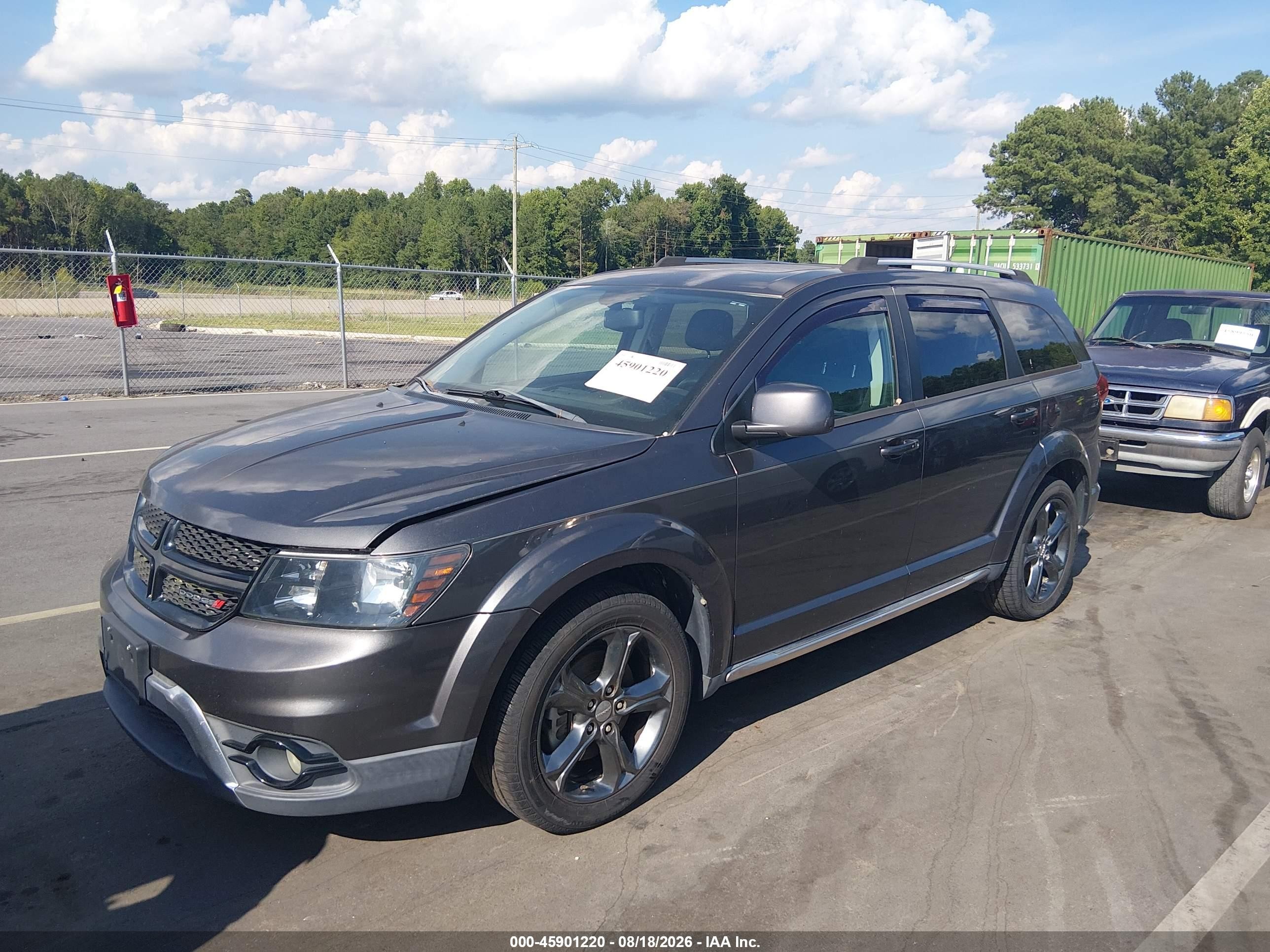 2014 Dodge Journey Crossroad Gray vin: 3C4PDDGG2ET262349