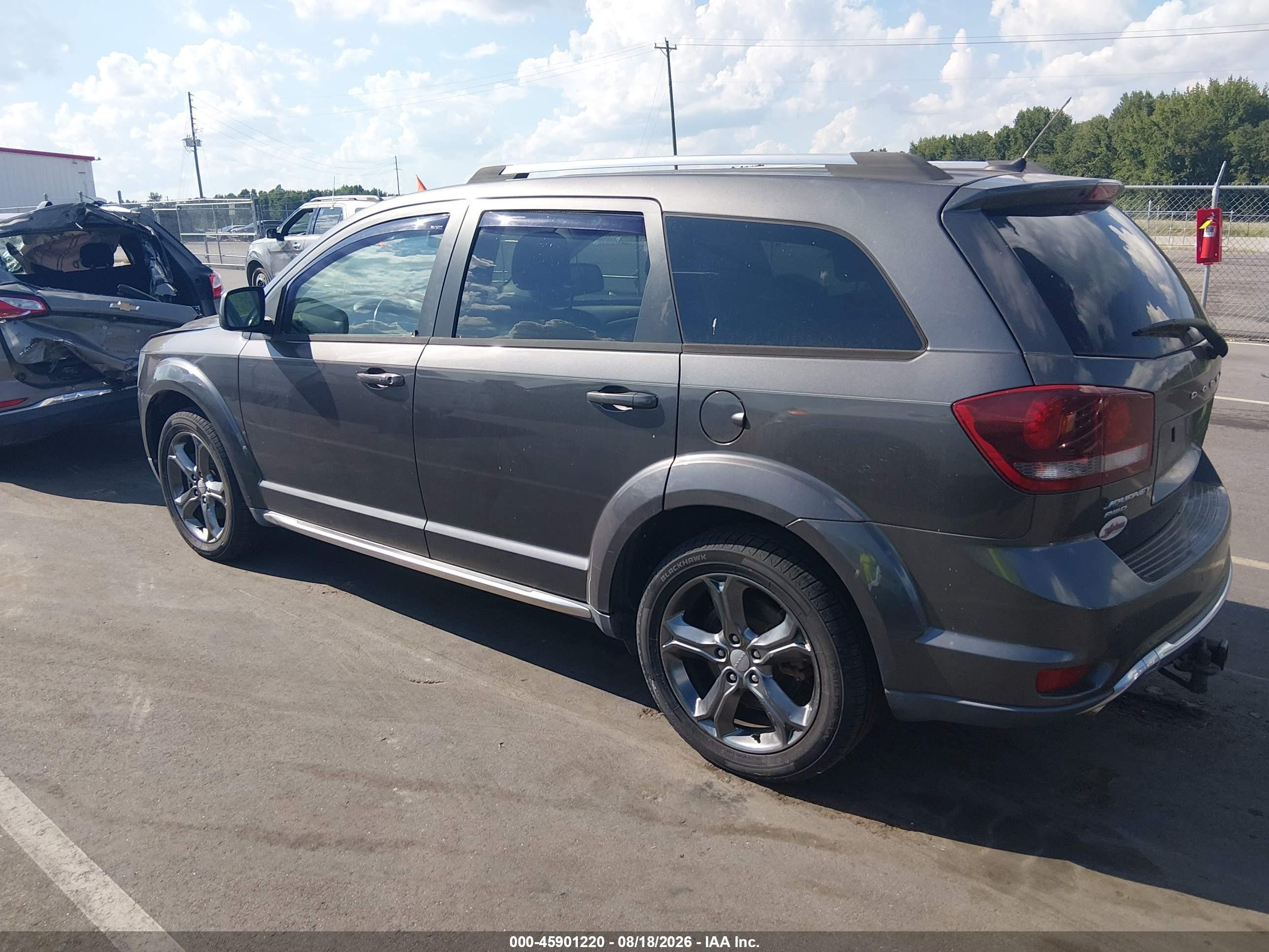 2014 Dodge Journey Crossroad Gray vin: 3C4PDDGG2ET262349
