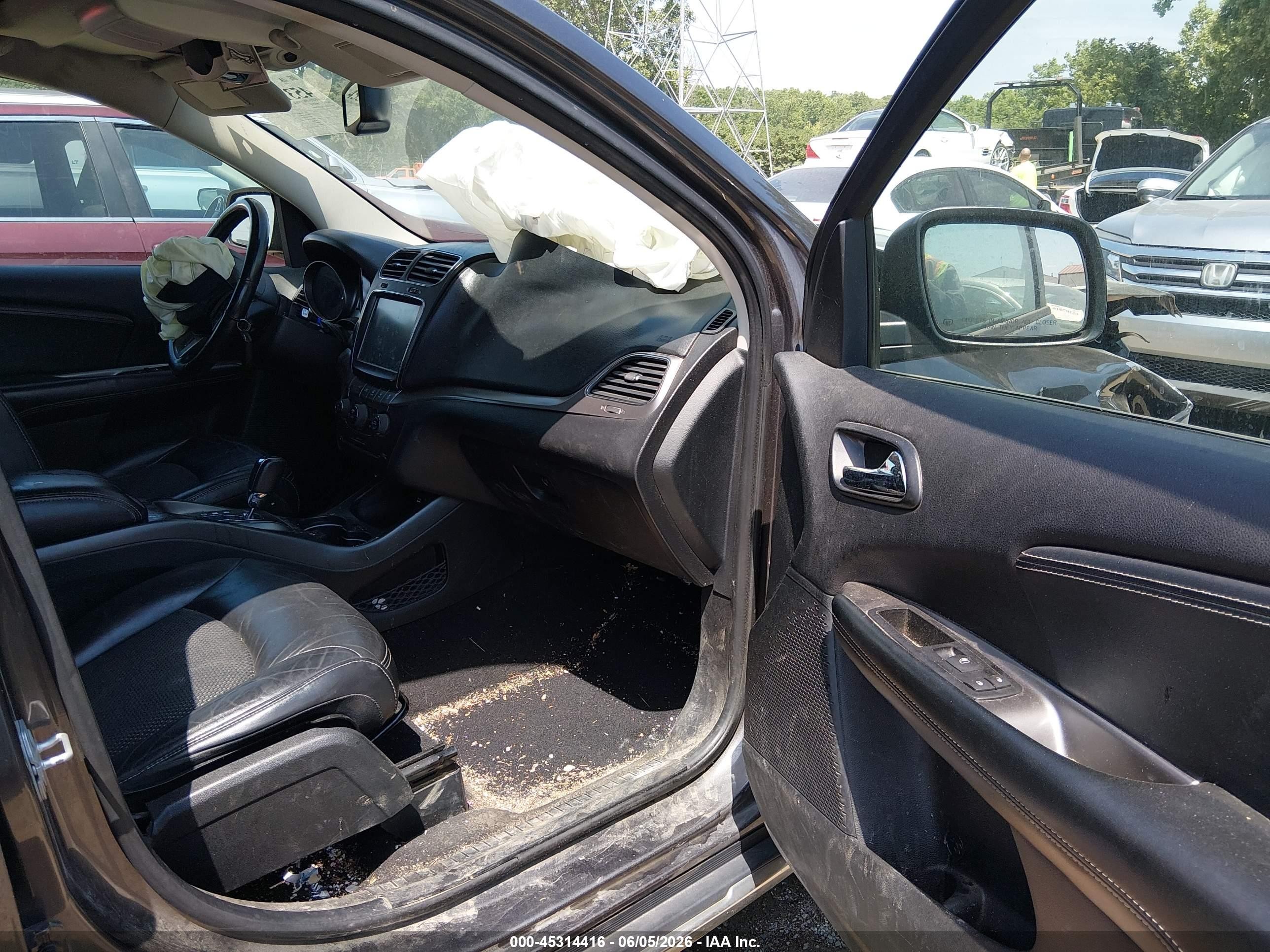 2015 Dodge Journey Crossroad Gray vin: 3C4PDDGG2FT725494