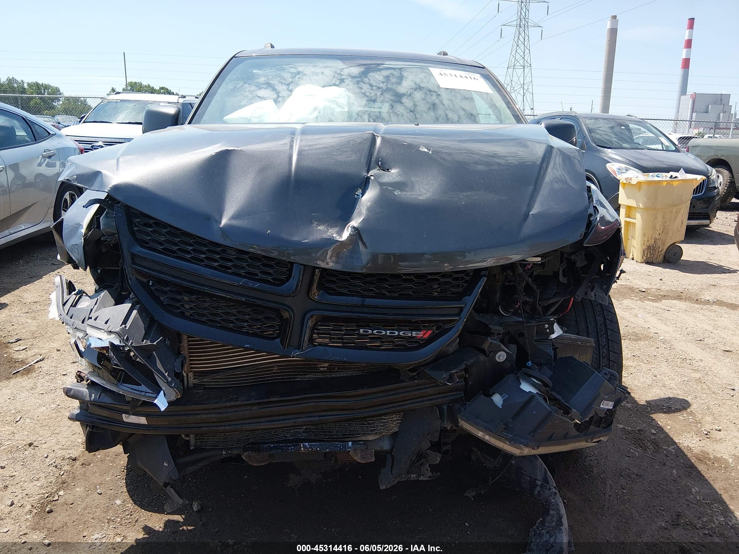 2015 Dodge Journey Crossroad Gray vin: 3C4PDDGG2FT725494