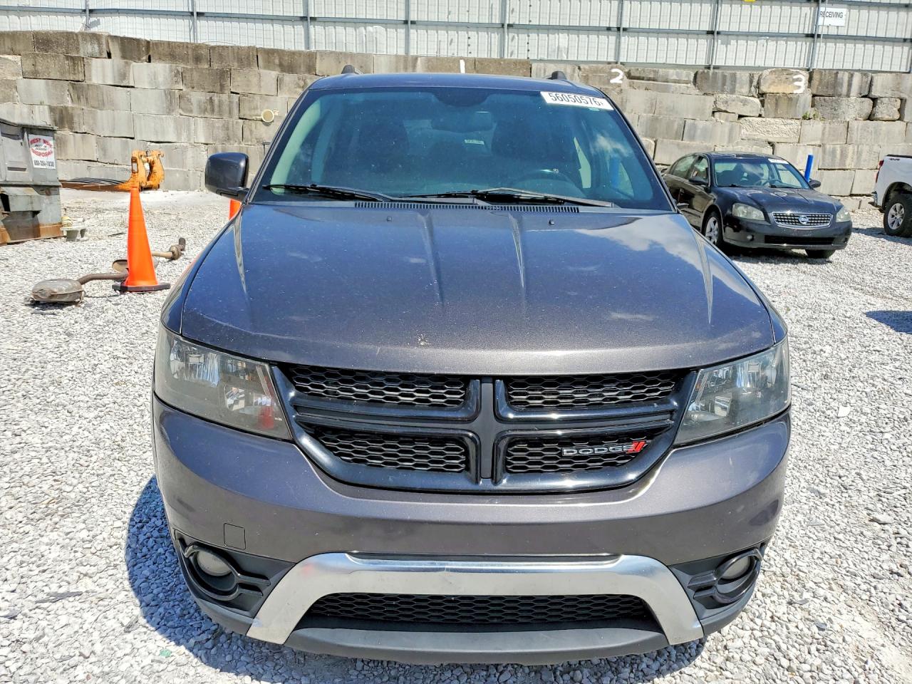 2015 Dodge Journey Crossroad Gray vin: 3C4PDDGG2FT740108
