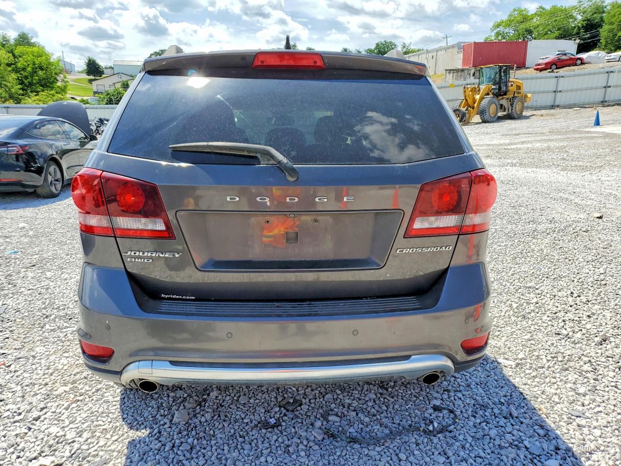 2015 Dodge Journey Crossroad Gray vin: 3C4PDDGG2FT740108