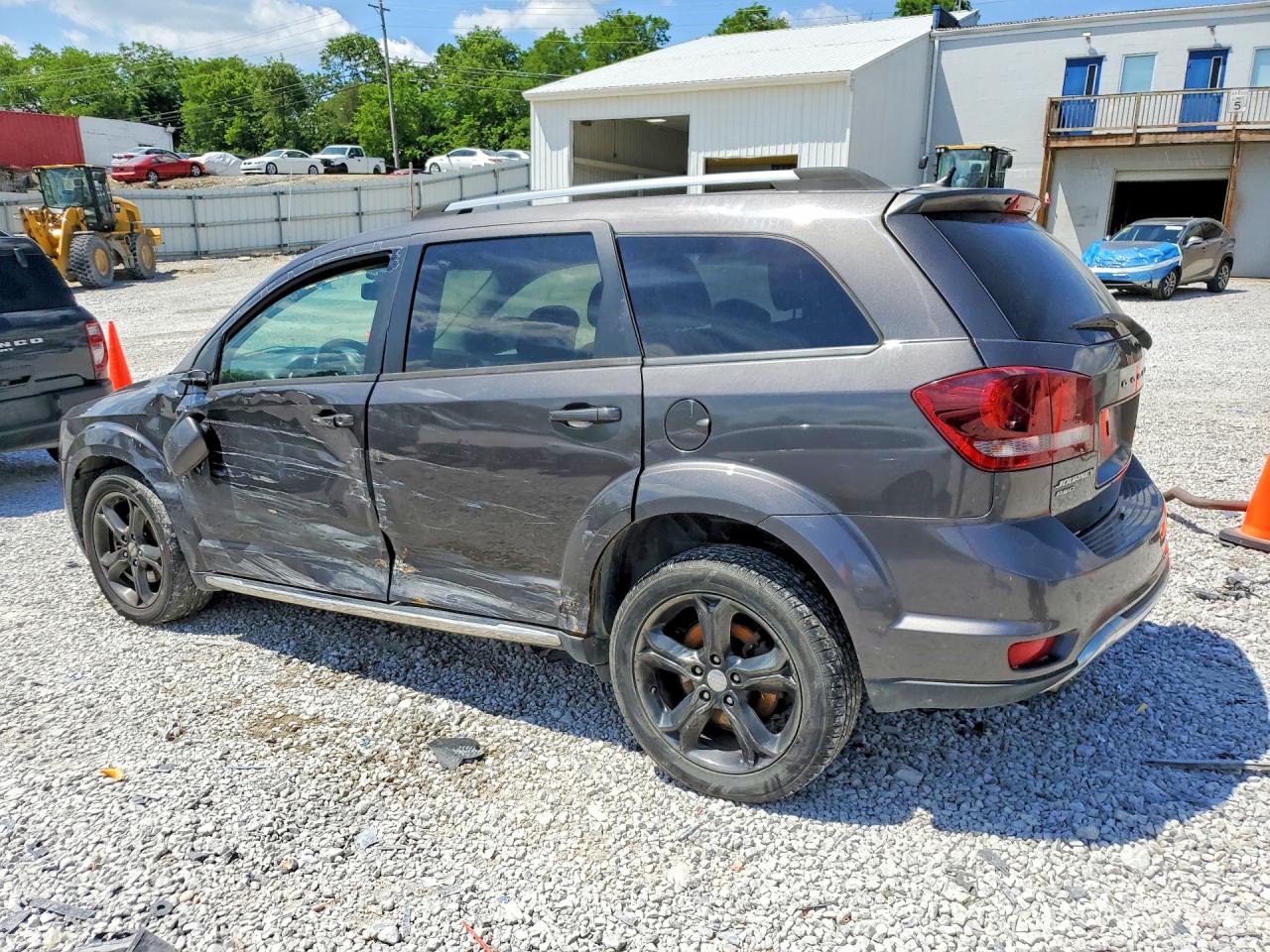 2015 Dodge Journey Crossroad Gray vin: 3C4PDDGG2FT740108